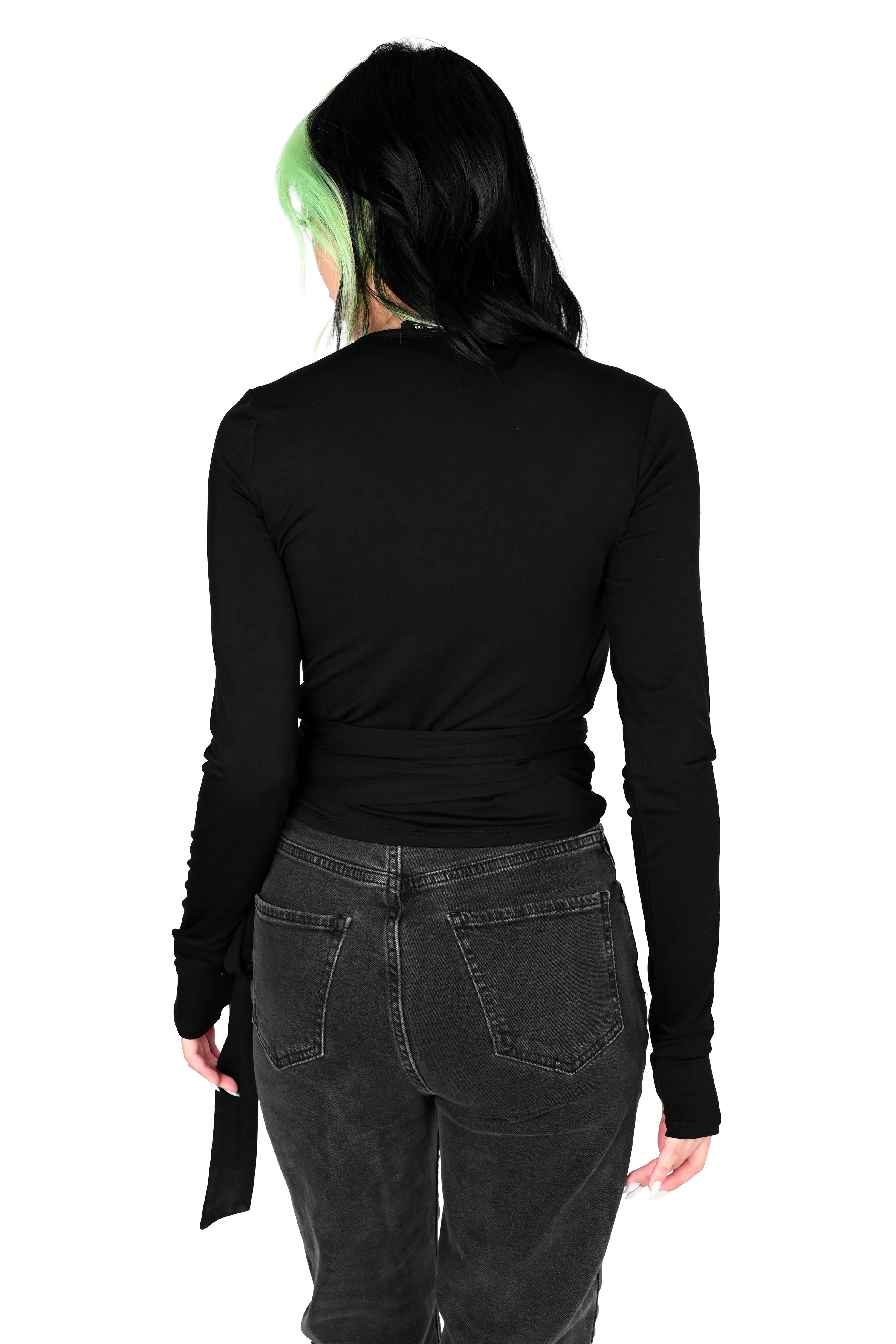 Ballet Wrap Long Sleeve Top - Sign Up For Restock Notifications! - Image 7