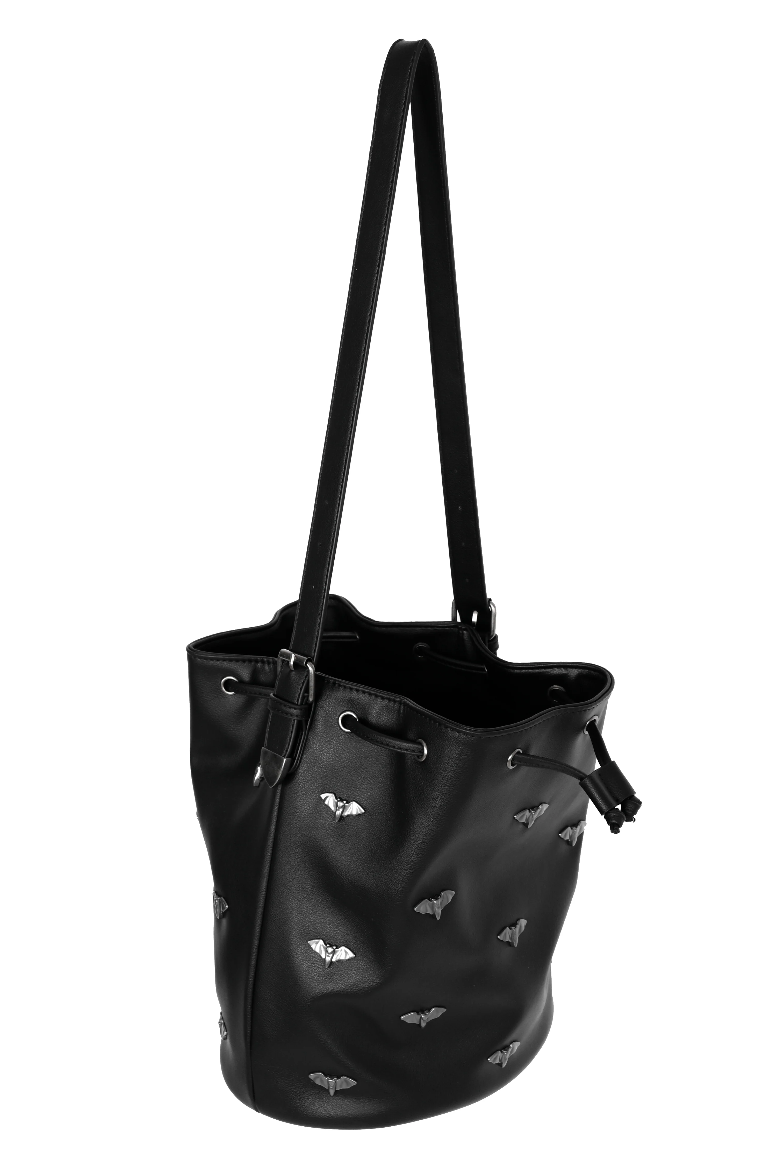 Bat Studded Bucket Bag - Image 7