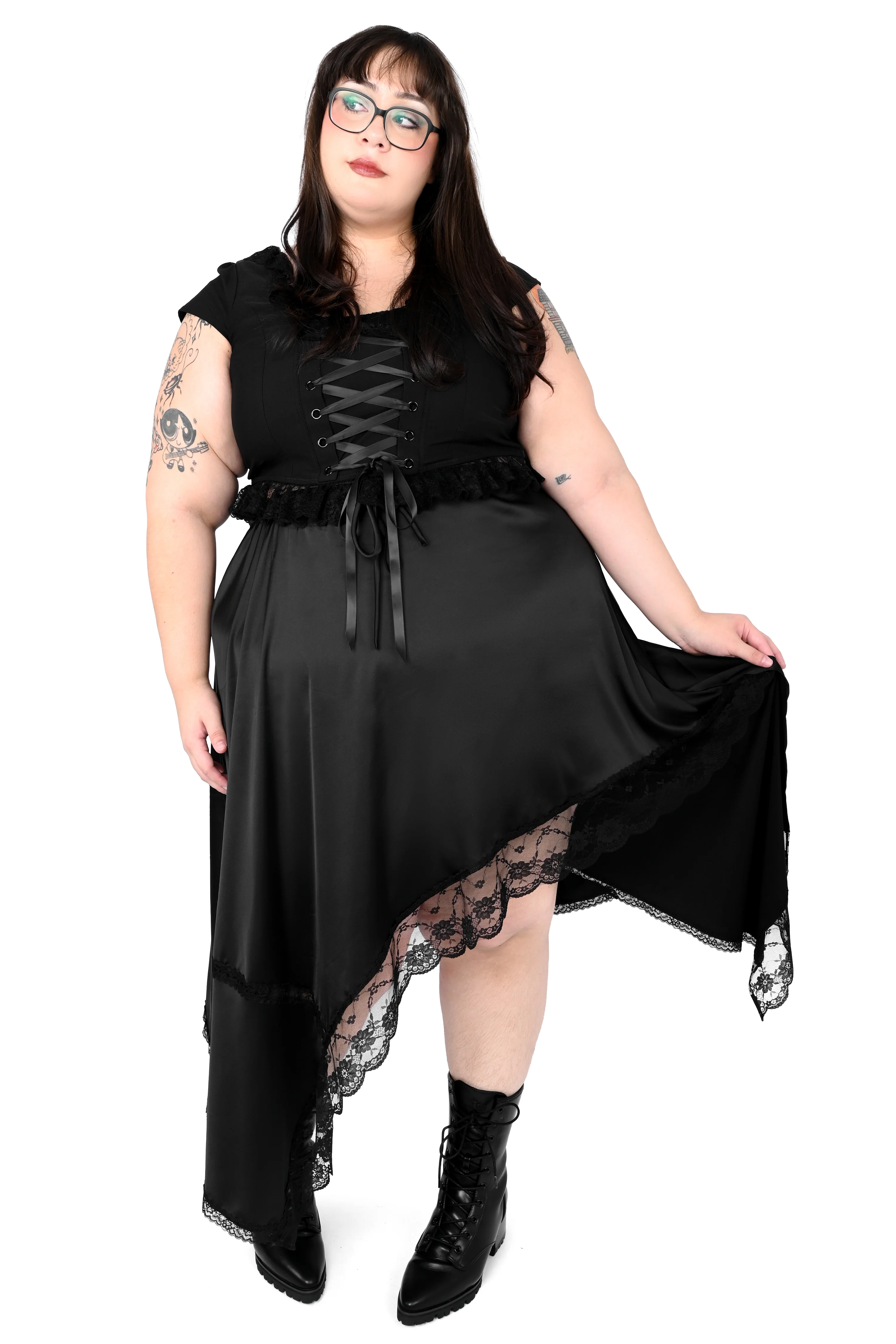 Bianca Satin Skirt - No Restock! - XS+4XL left!