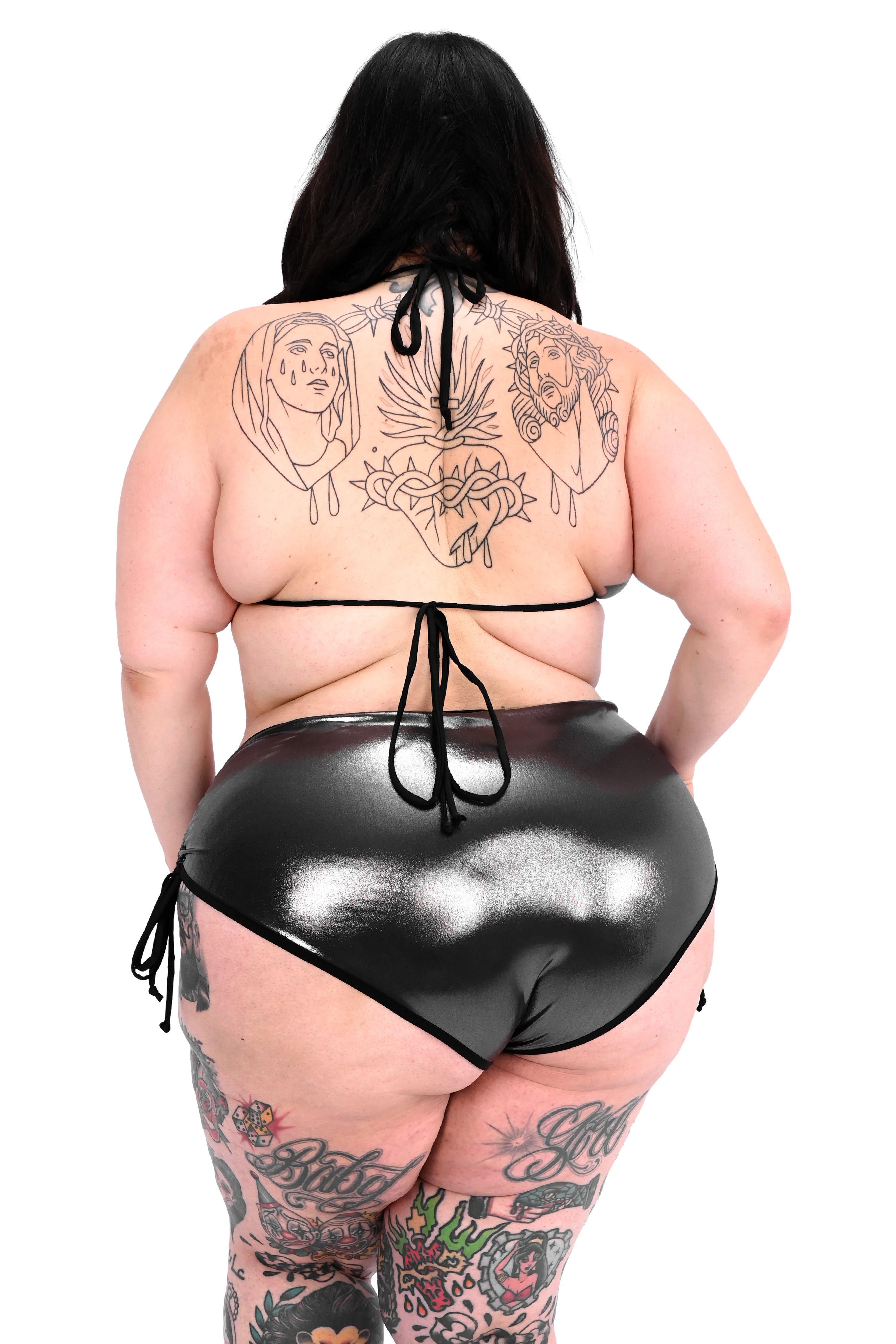 Black Chrome Triangle Bikini Top - Limited Edition - XS/3XL/4XL left! - Image 5