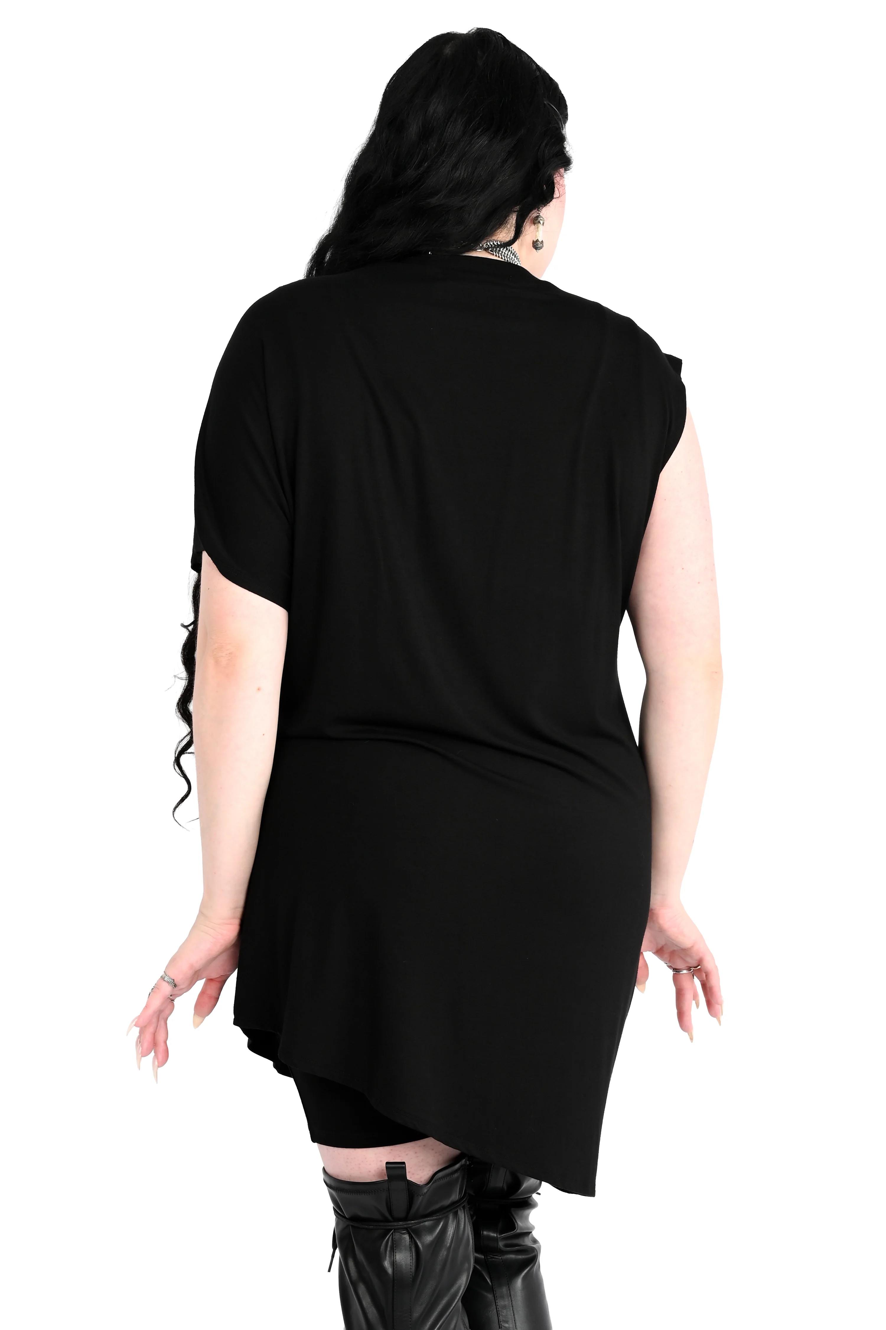 Black No.1 Asymmetrical Tunic Top - No Restock! - Image 10