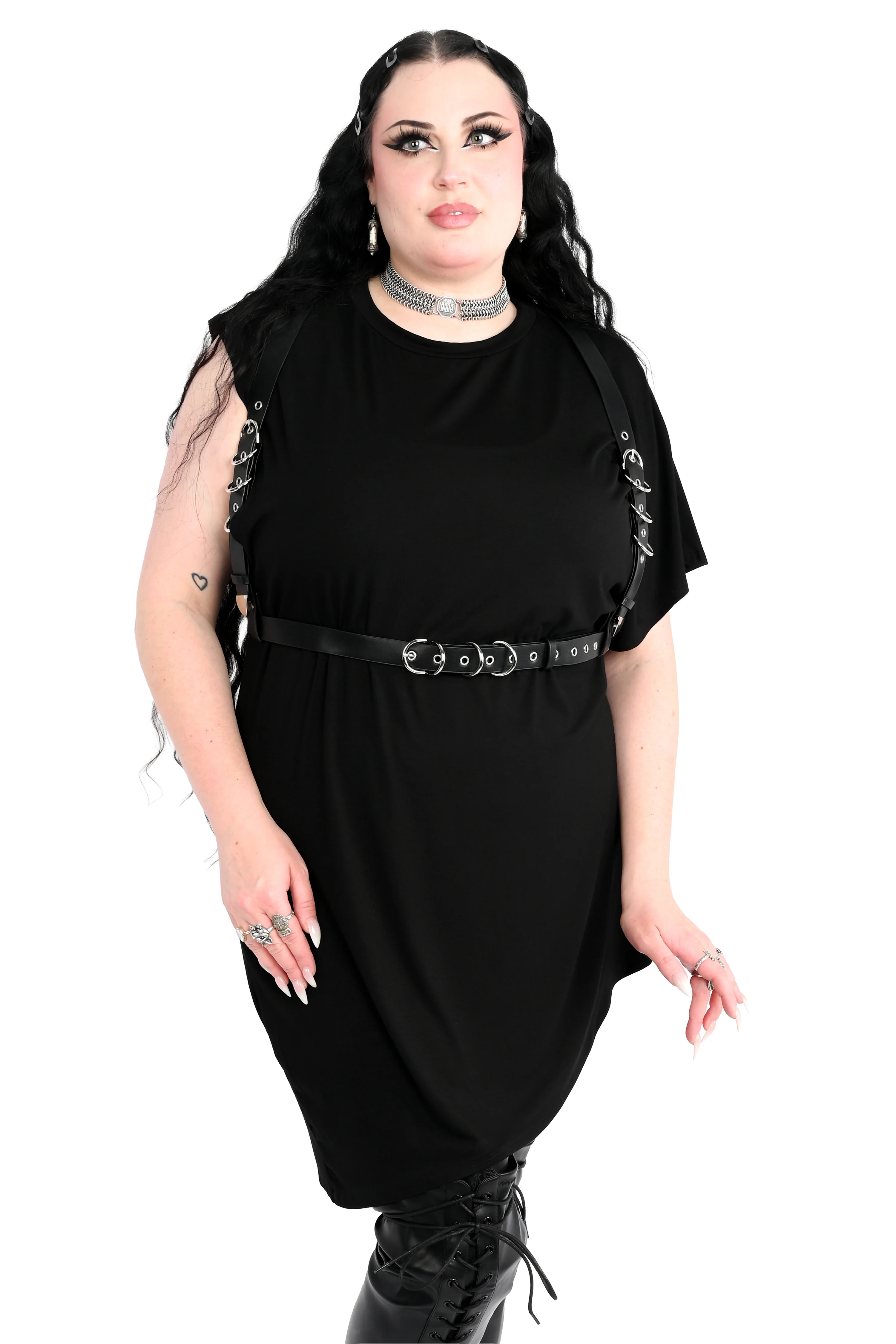 Black No.1 Asymmetrical Tunic Top - No Restock! - Image 5