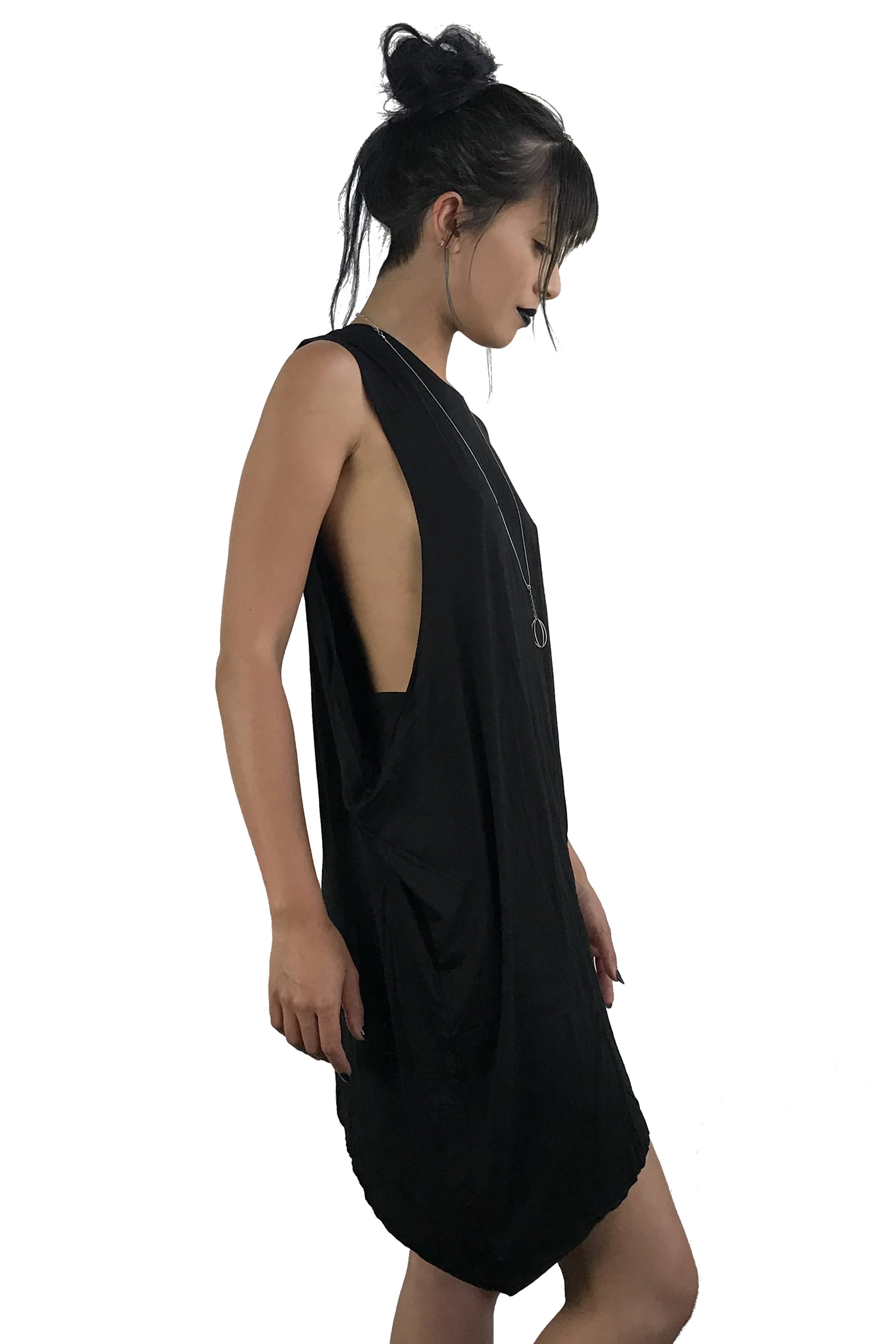 Black No.1 Asymmetrical Tunic Top - No Restock! - Image 7