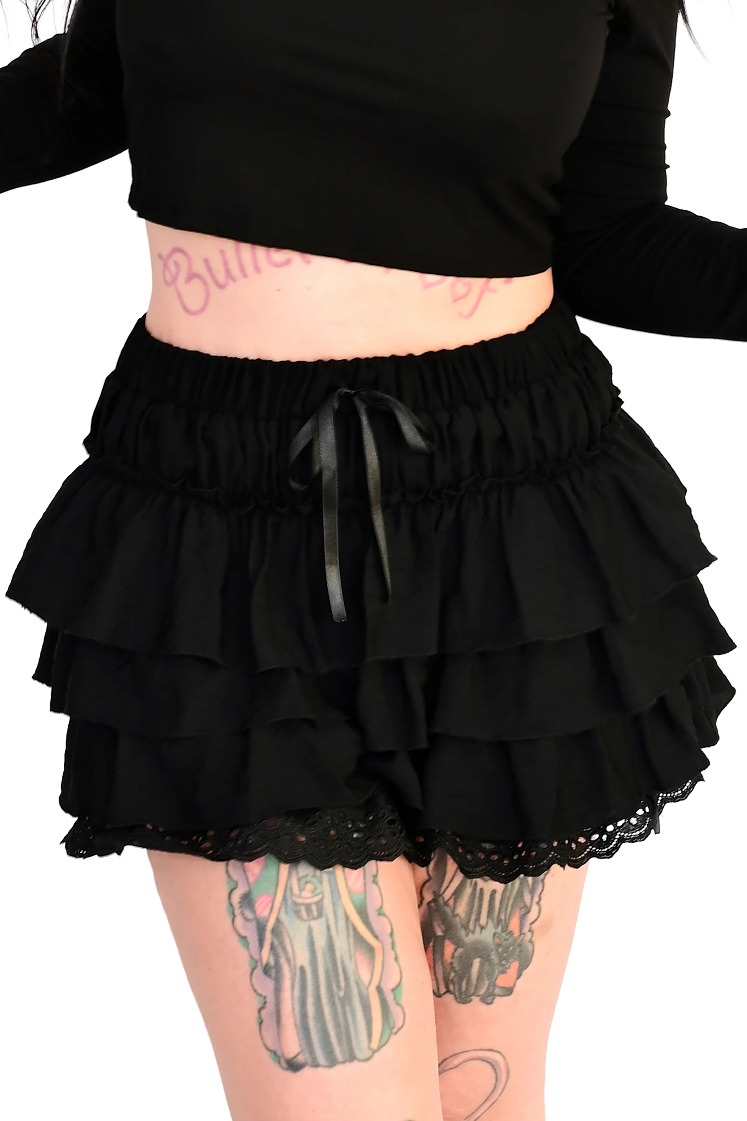 Black Ruffle Bloomers - Sign Up For Restock Notifications - Image 11