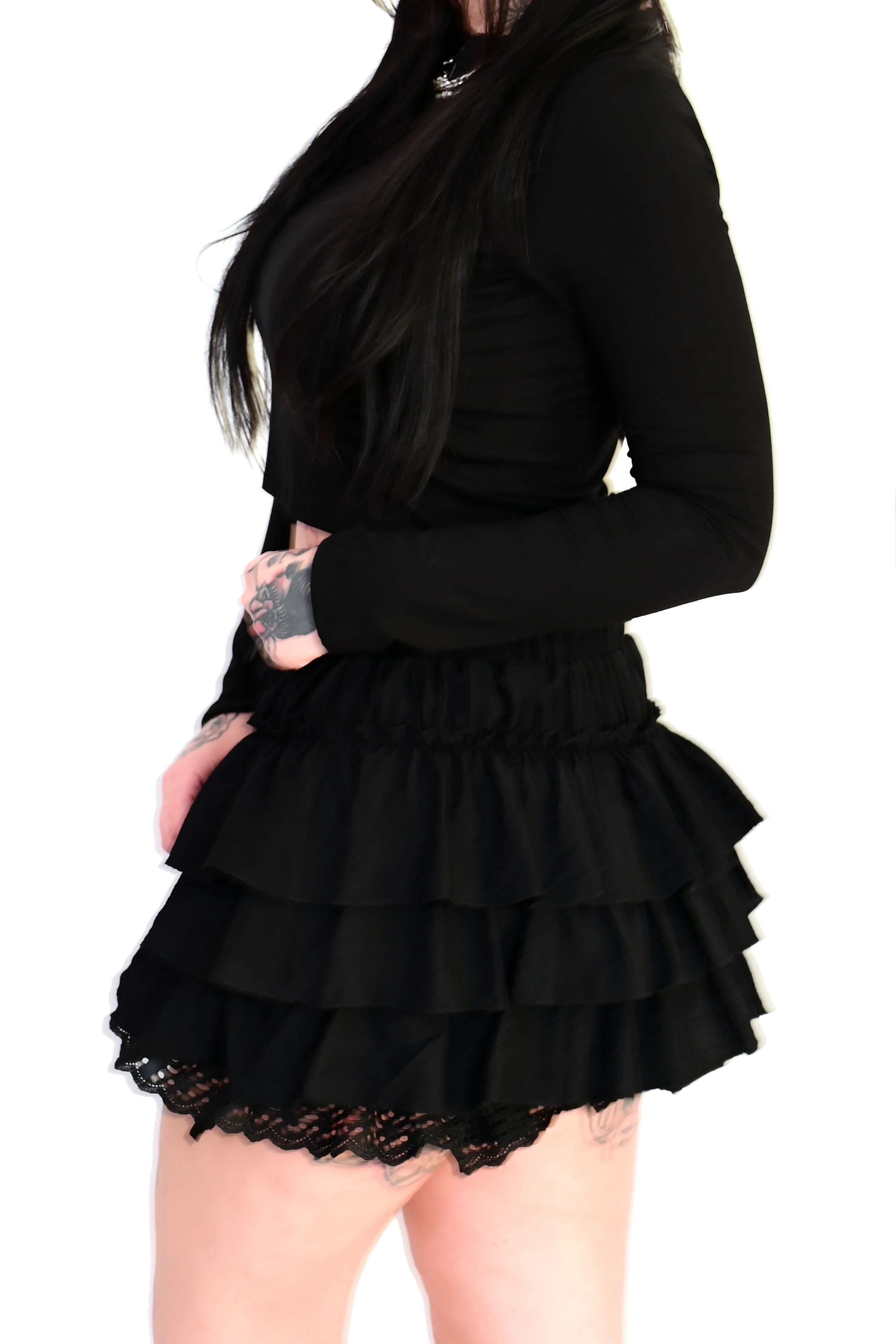 Black Ruffle Bloomers - Sign Up For Restock Notifications - Image 12