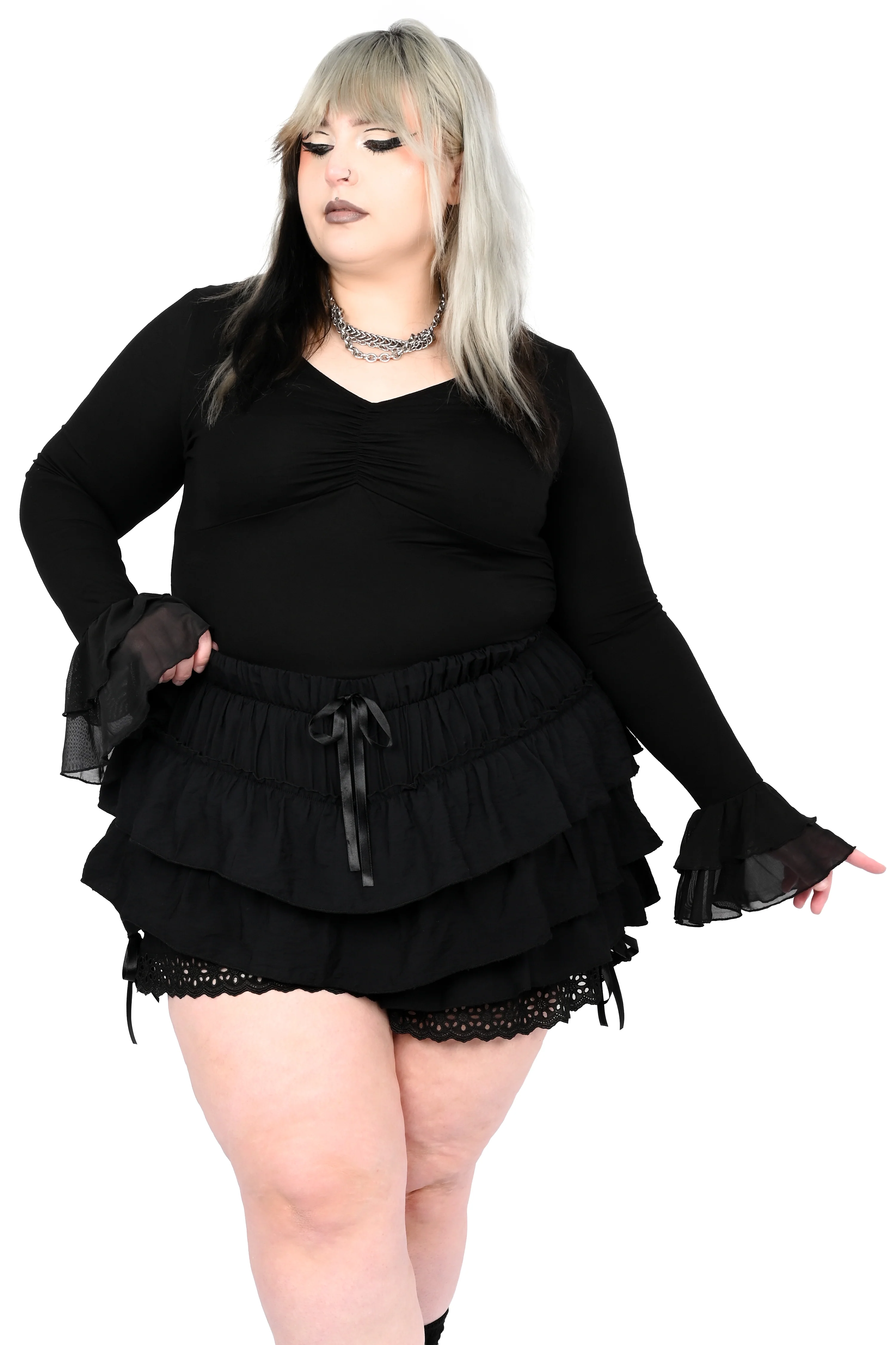 Black Ruffle Bloomers - Sign Up For Restock Notifications - Image 6