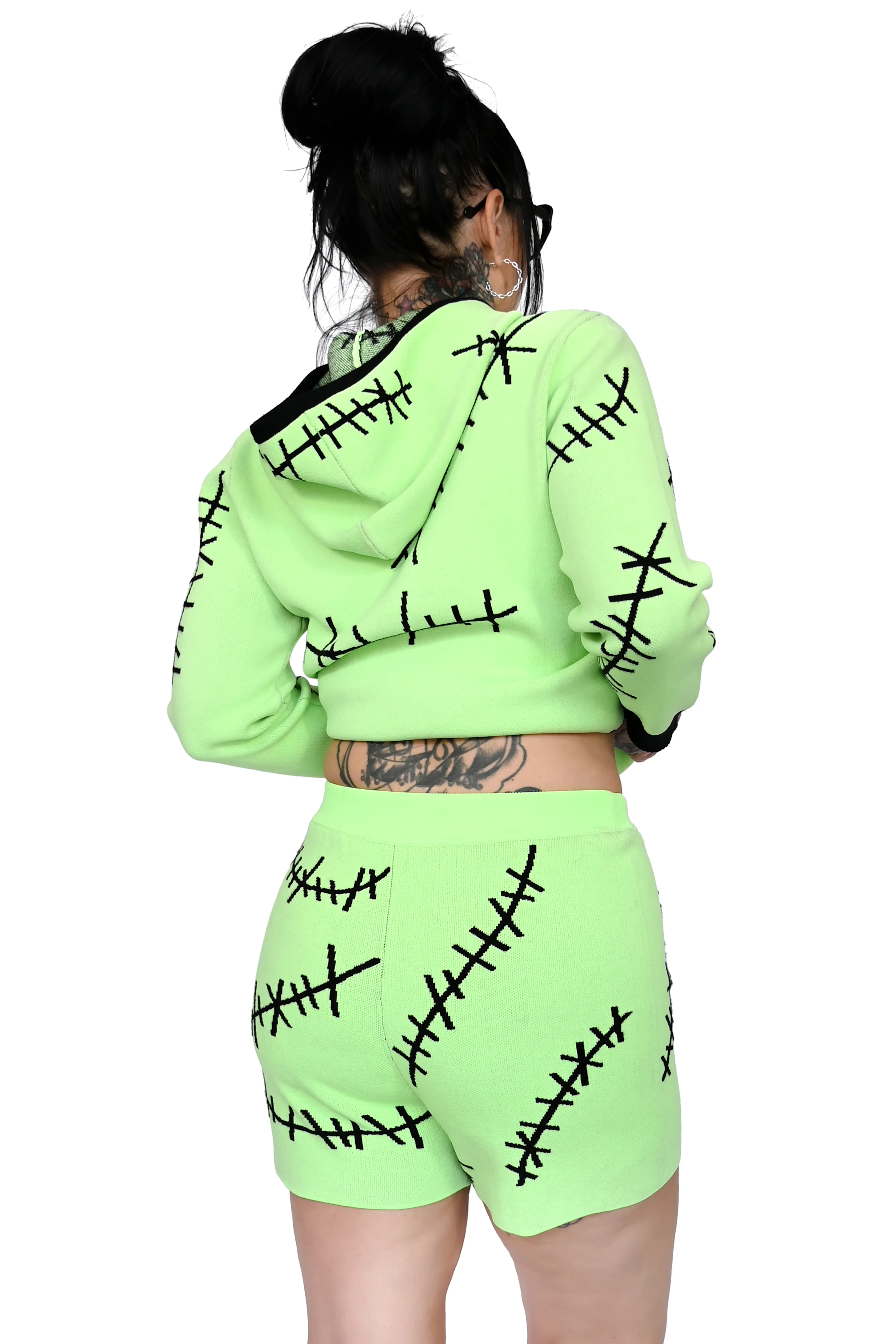 The Boogie Man Shorts - Green Glow in the Dark! Small & 3X left! - Image 5