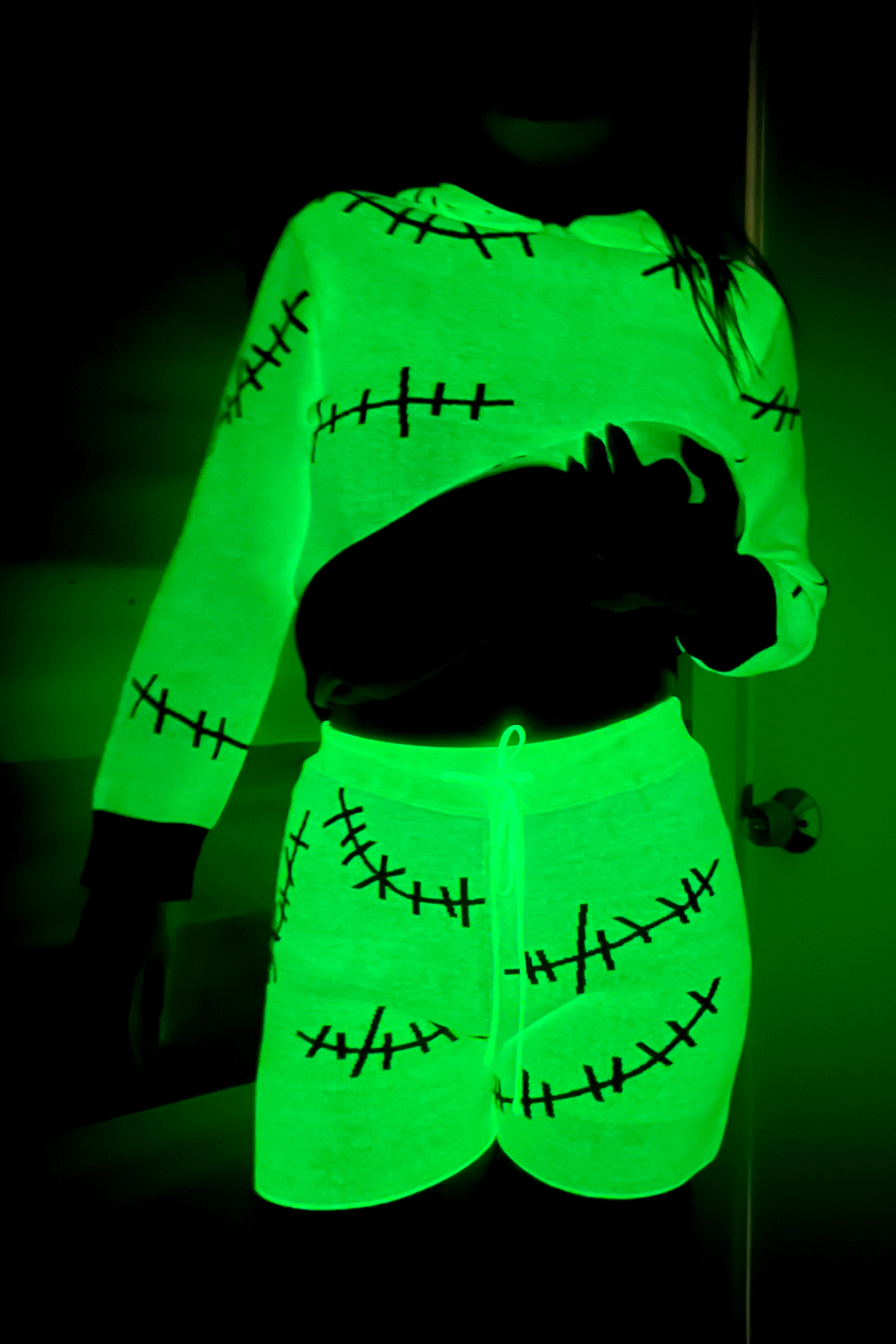 The Boogie Man Shorts - Green Glow in the Dark! Small & 3X left! - Image 6