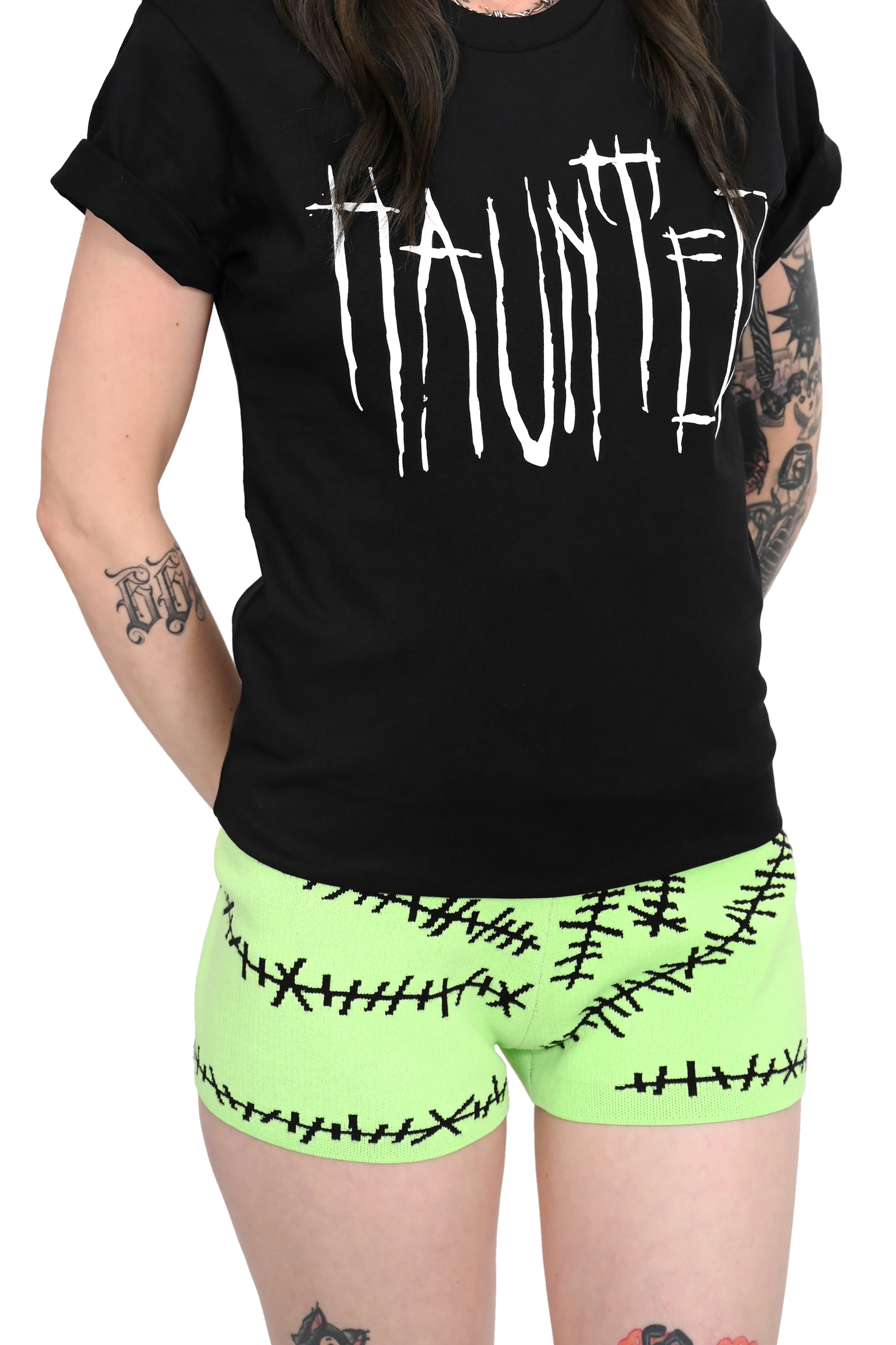 The Boogie Man Shorts - Green Glow in the Dark! Small & 3X left! - Image 8