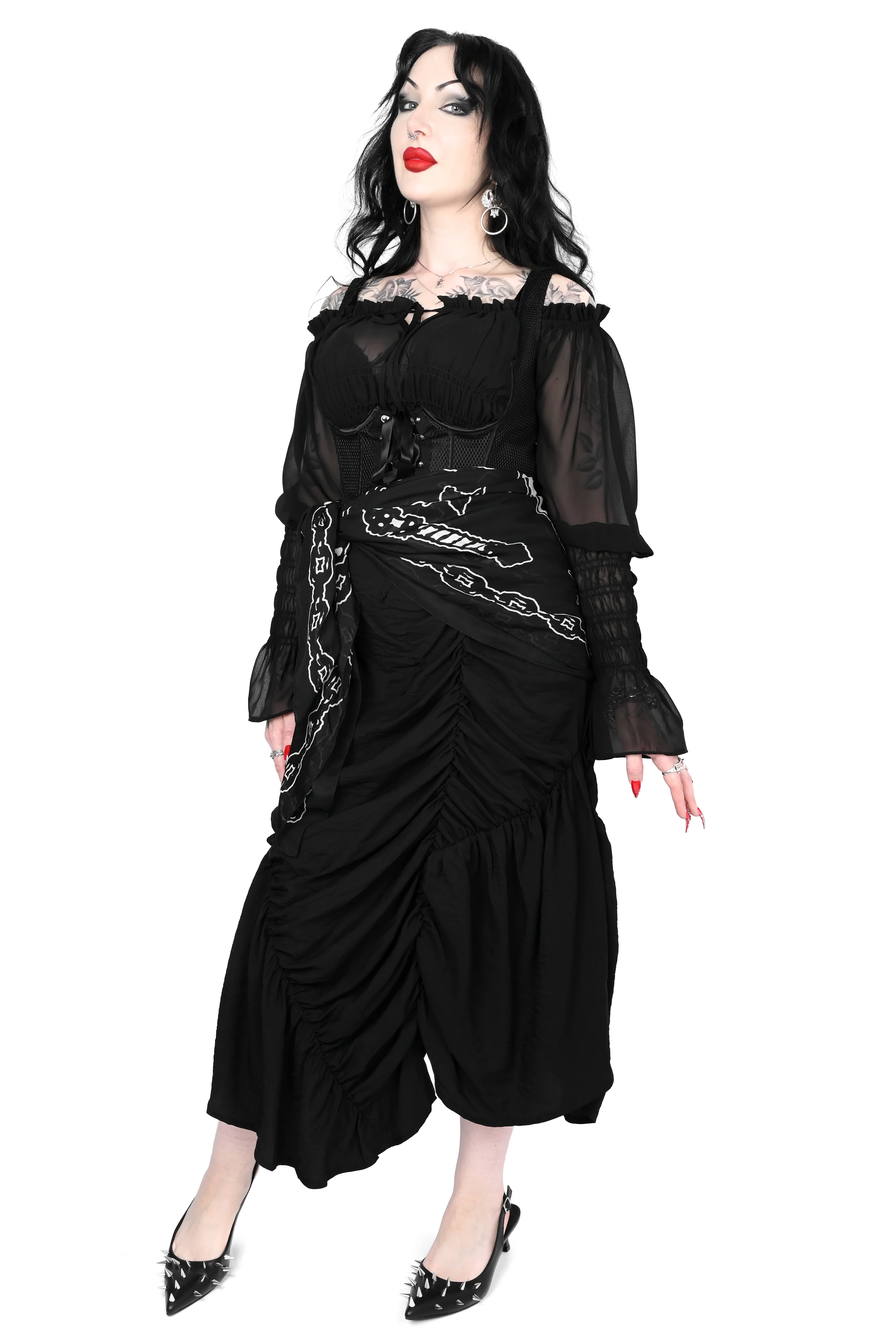 Cara Skirt - Black - Image 5