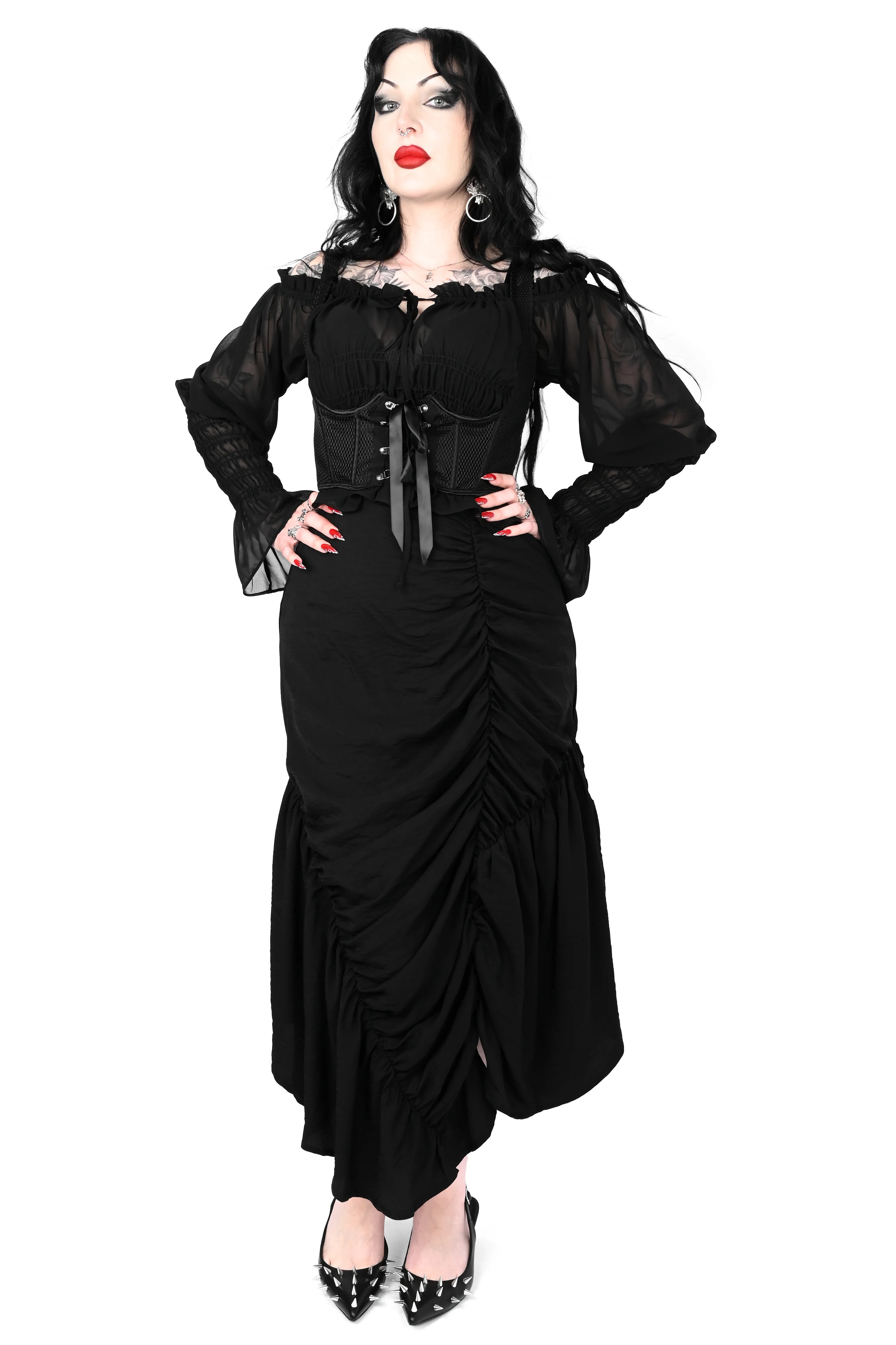 Cara Skirt - Black - Image 7