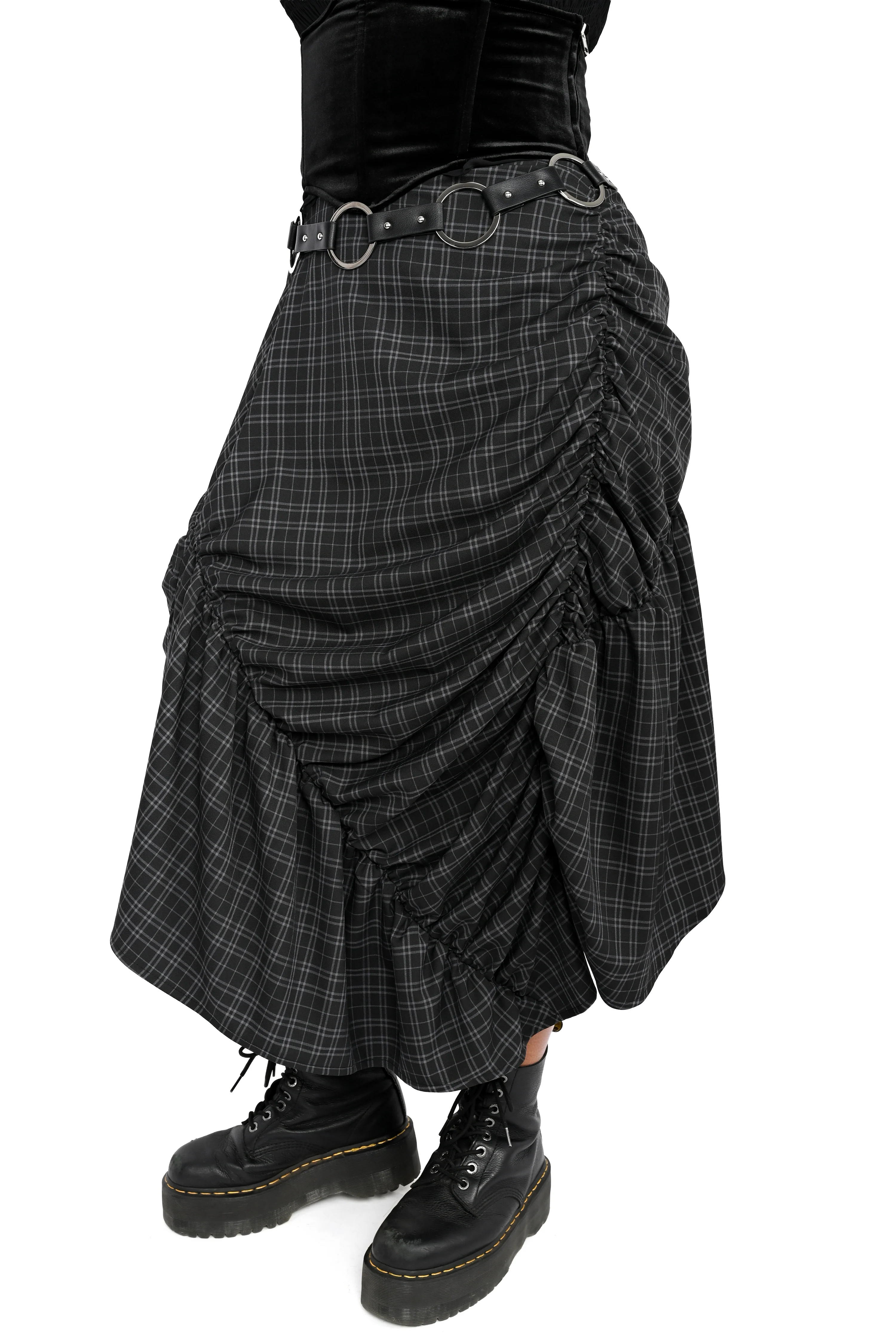 Cara Skirt - DEADSTOCK - Dark Plaid - XS & 4XL left! - Image 3