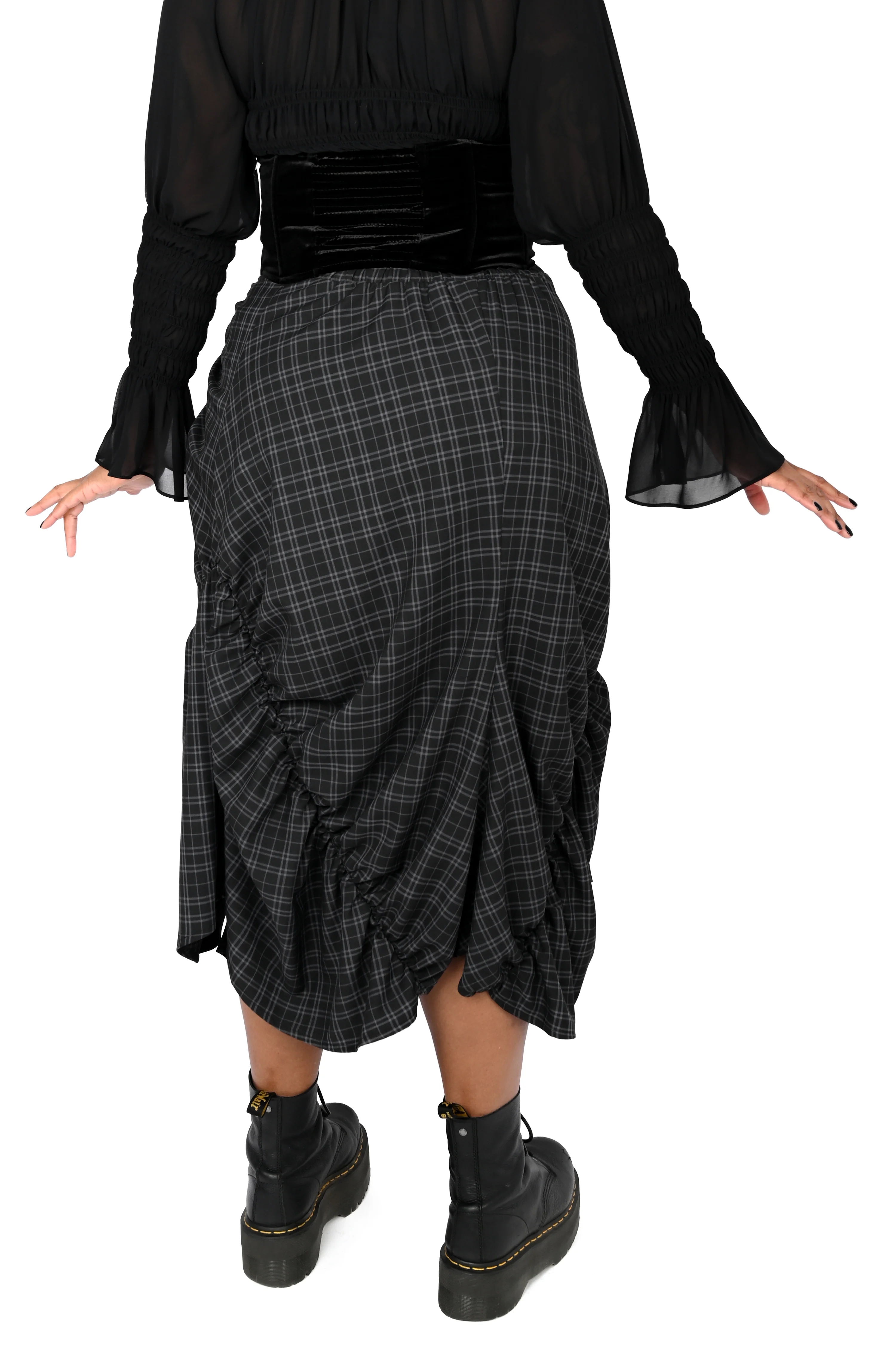 Cara Skirt - DEADSTOCK - Dark Plaid - XS & 4XL left! - Image 5