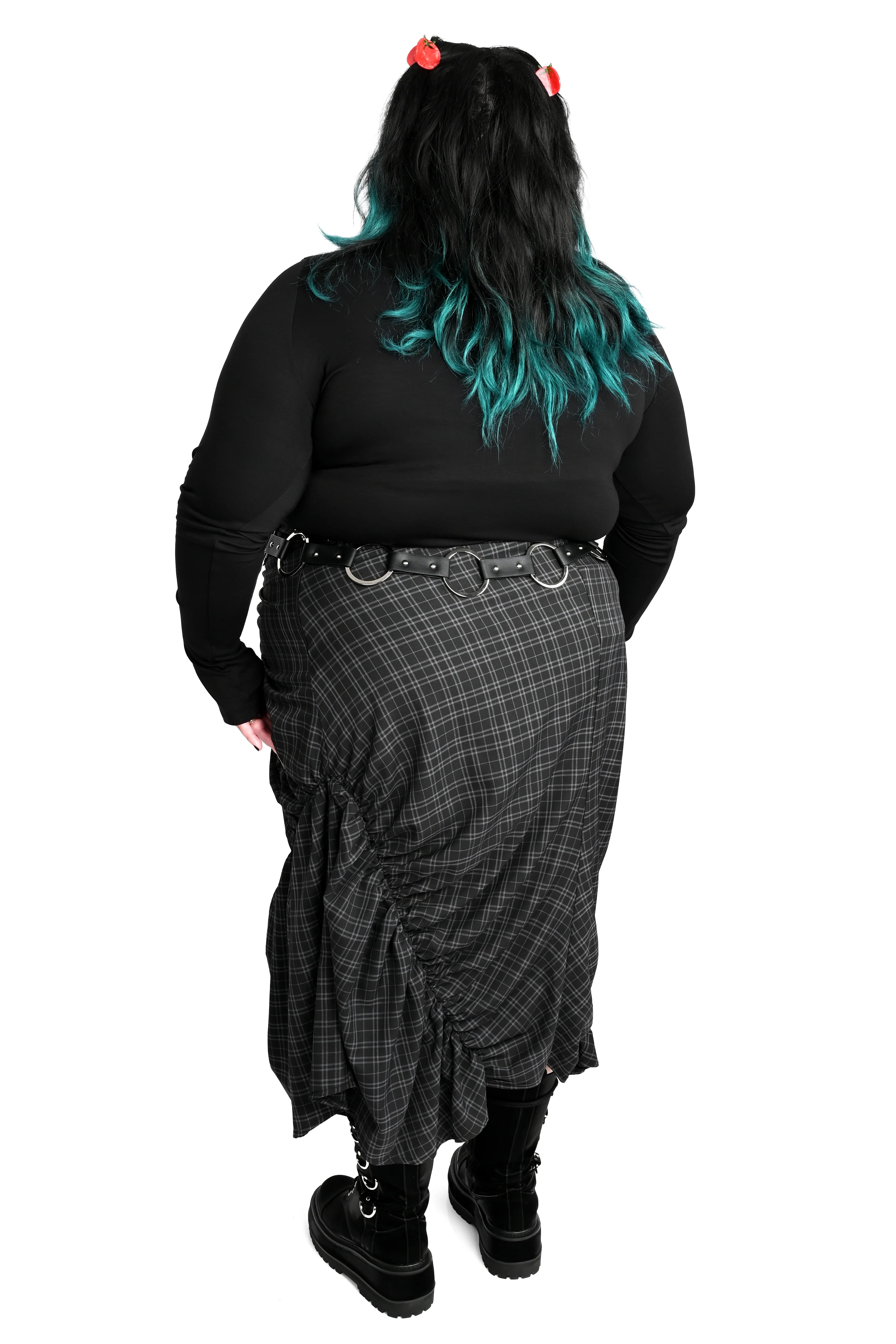 Cara Skirt - DEADSTOCK - Dark Plaid - XS & 4XL left! - Image 7