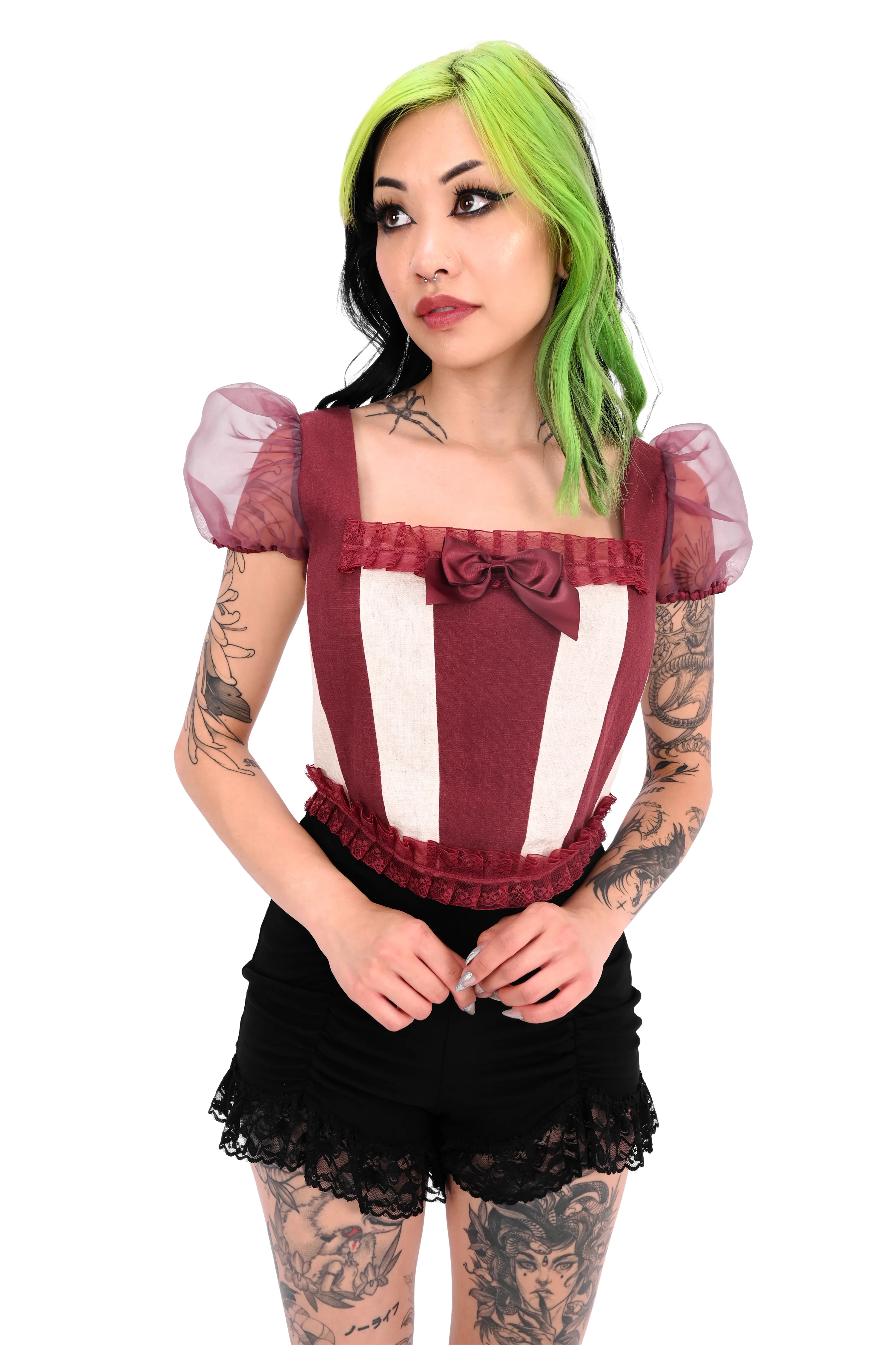 Carnival Corset Top - Red - Image 2