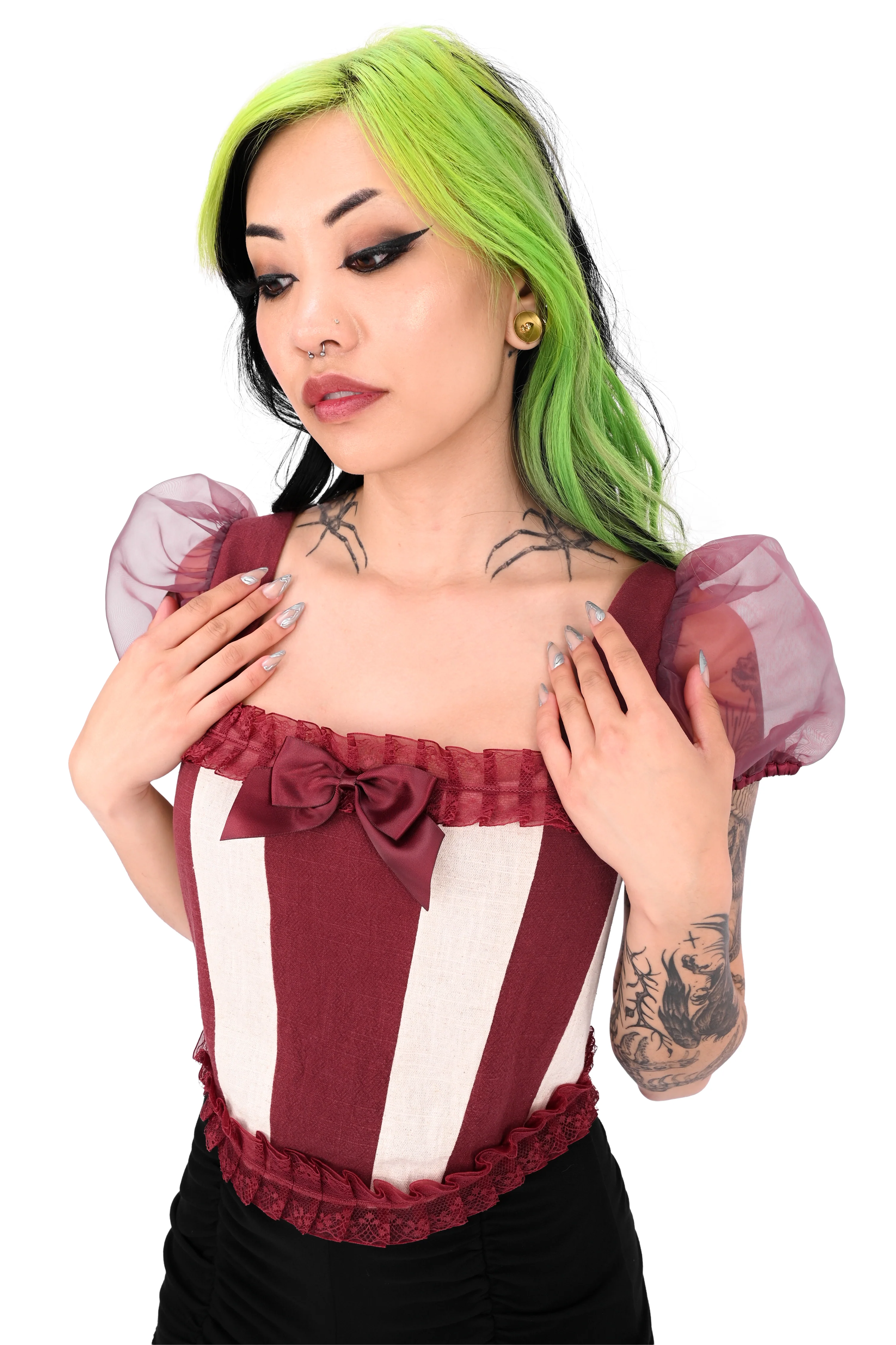 Carnival Corset Top - Red - Image 3