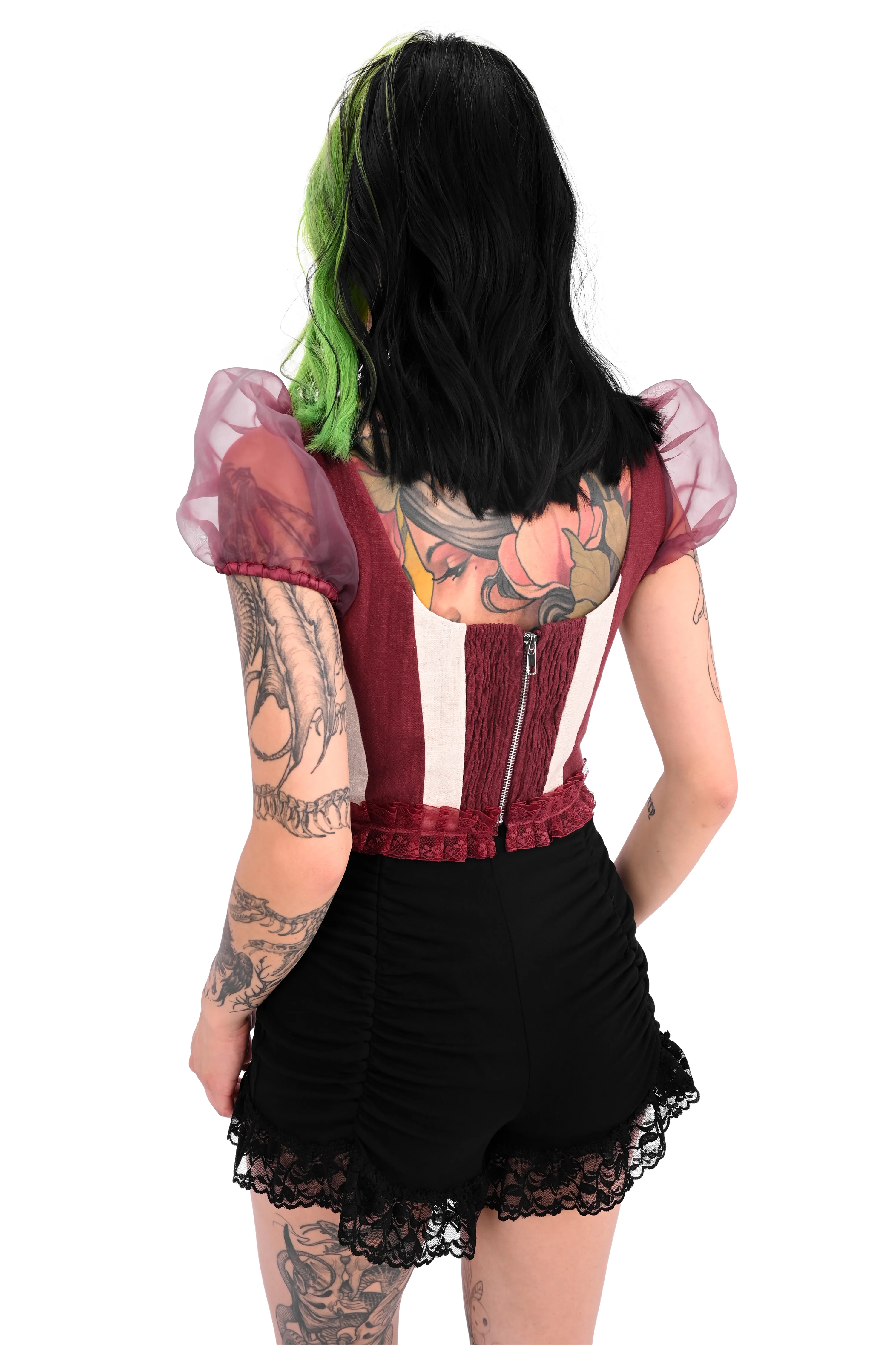 Carnival Corset Top - Red - Image 4
