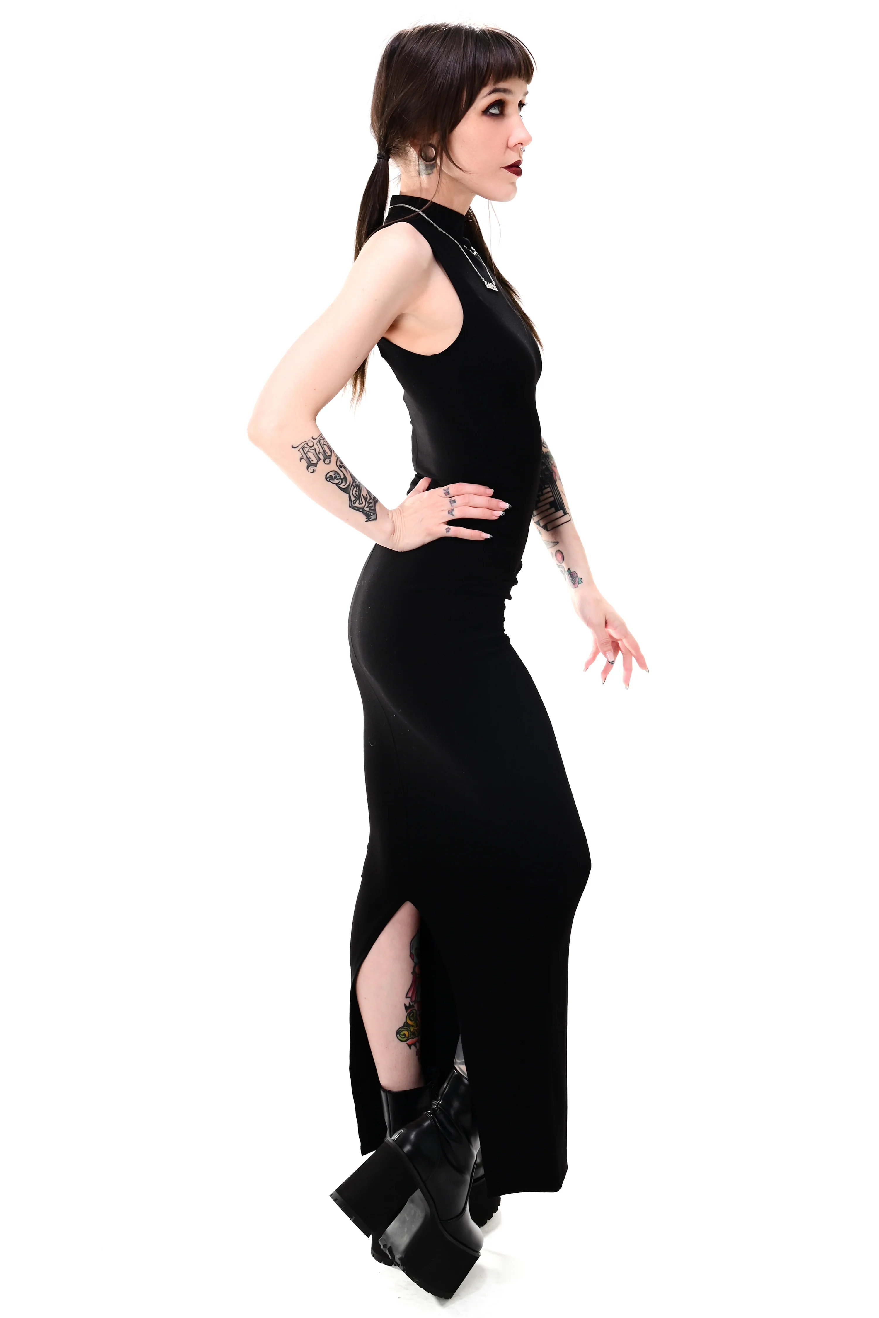 Claire High Neck Maxi Dress - XS/3XL/4XL left! - Image 4
