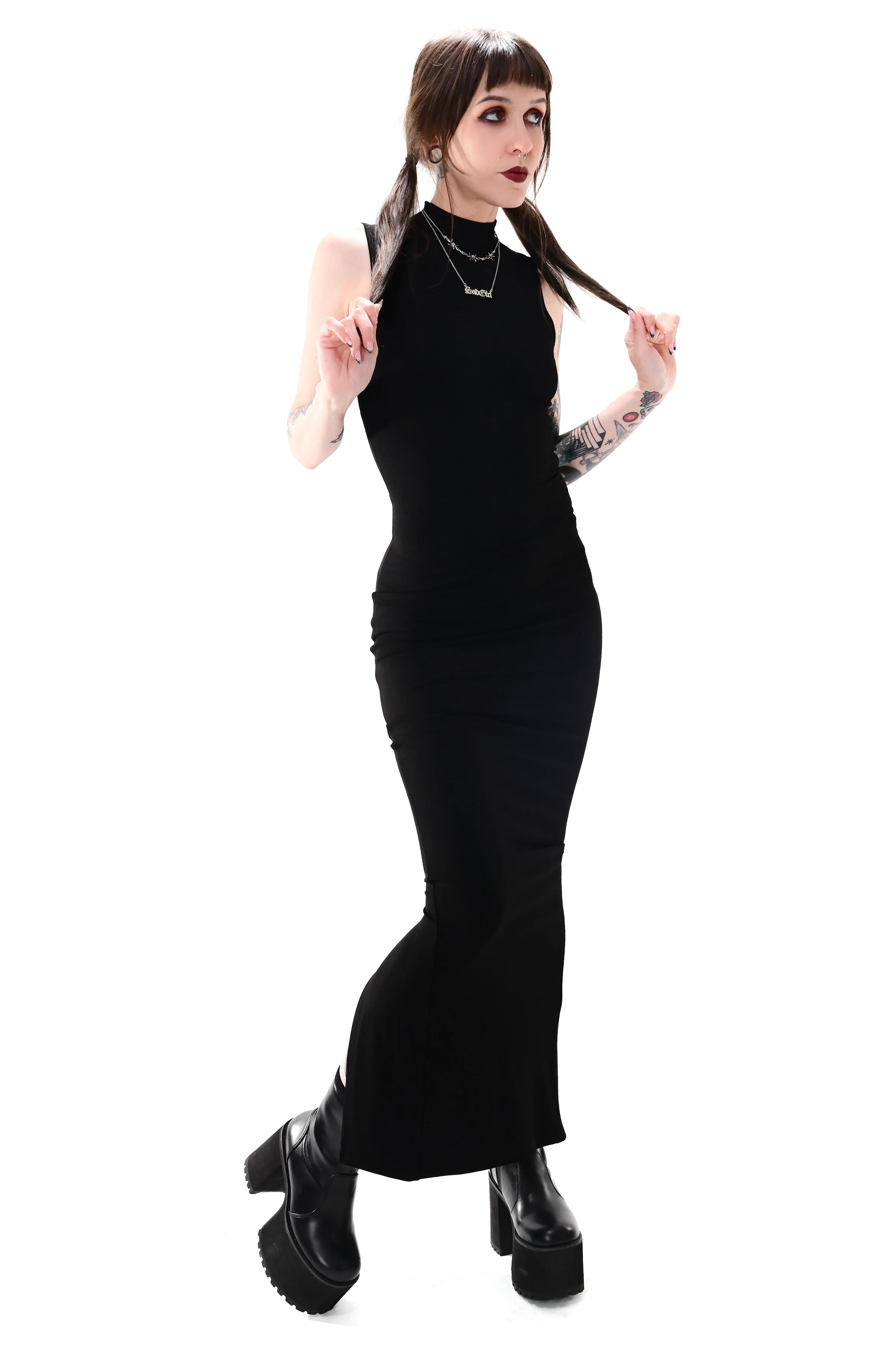 Claire High Neck Maxi Dress - XS/3XL/4XL left! - Image 6