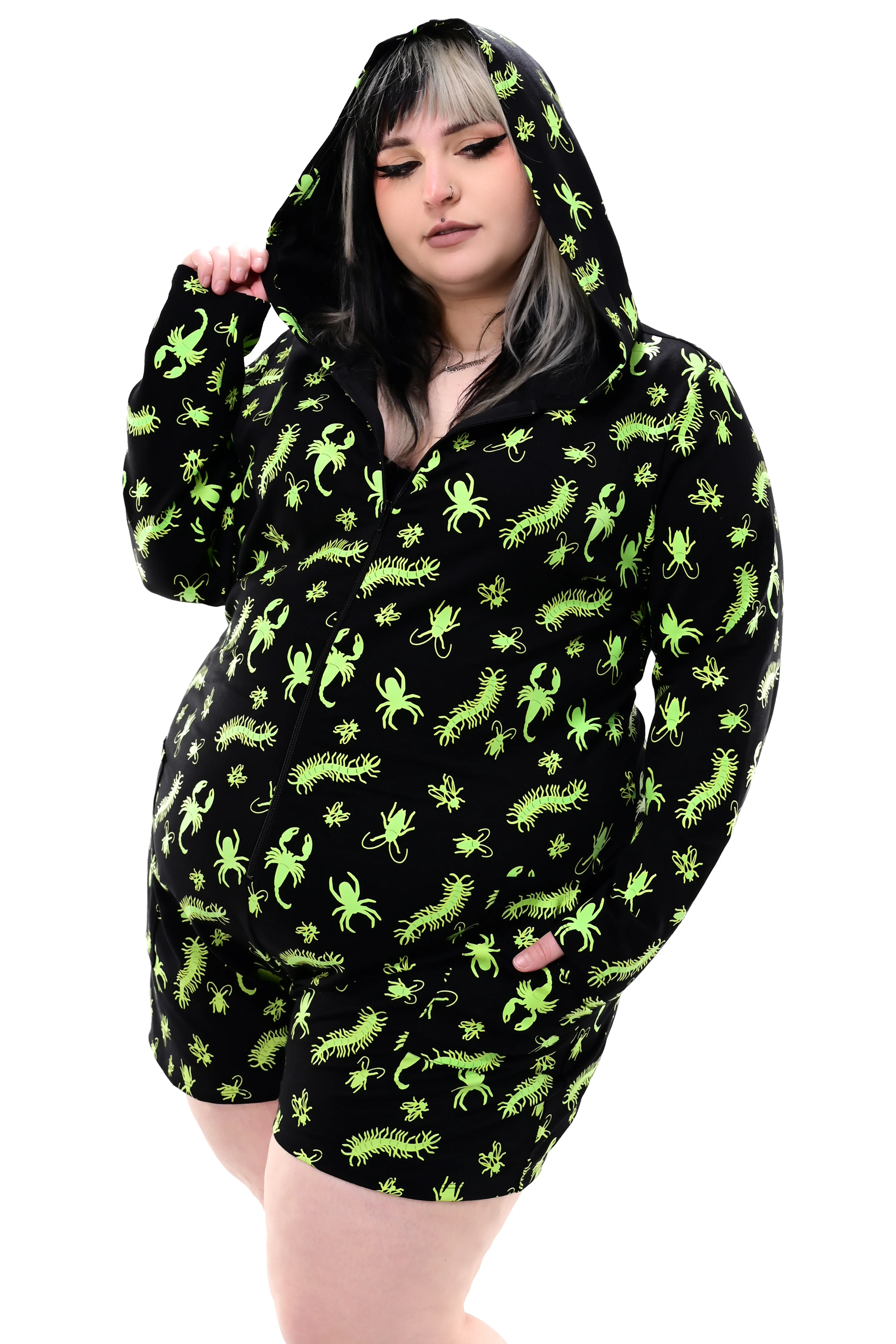 Creepy Crawlers Lounge Romper - Glow in the Dark - No Restock! XS & Small Left! - Image 3