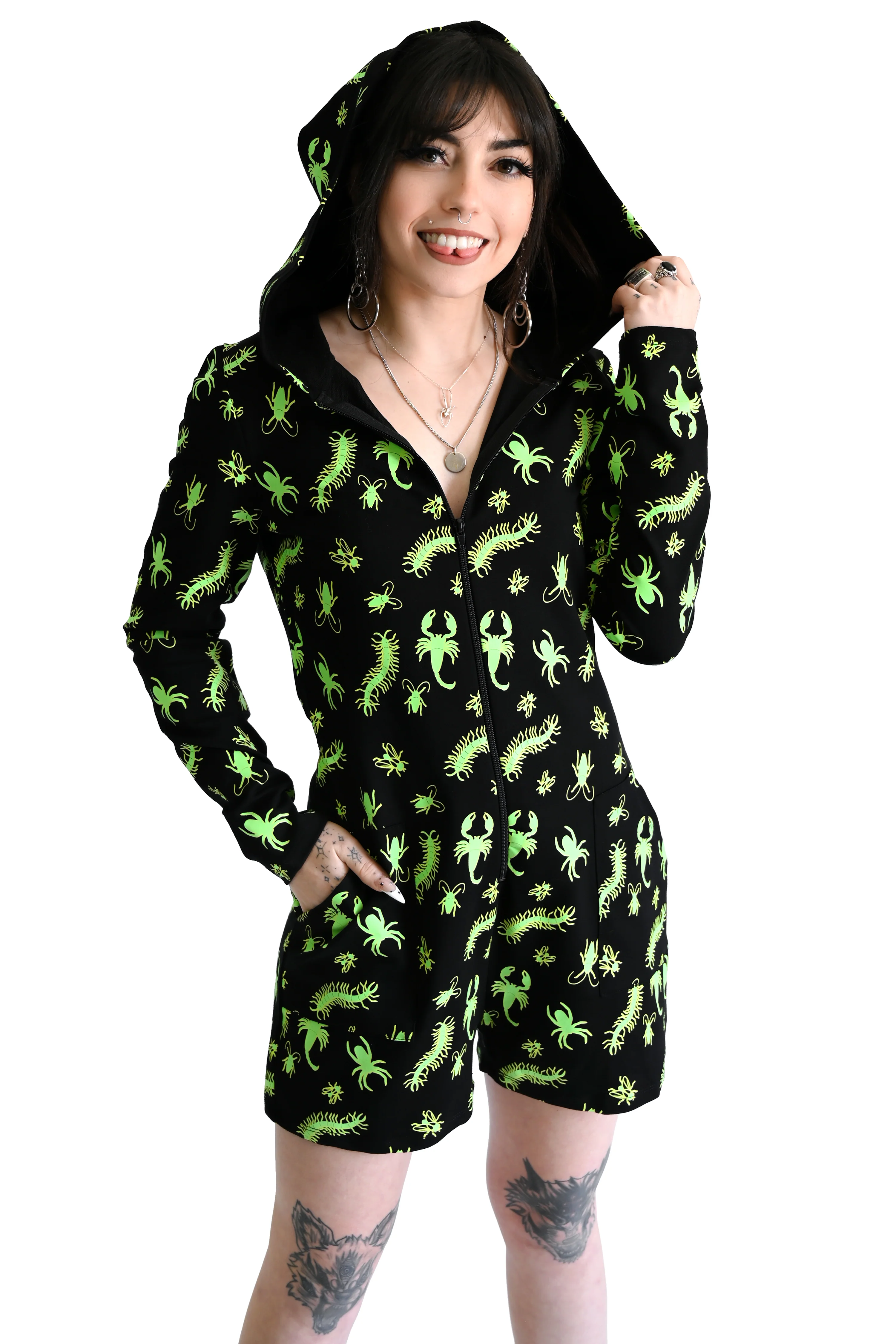 Creepy Crawlers Lounge Romper - Glow in the Dark - No Restock! XS & Small Left! - Image 6