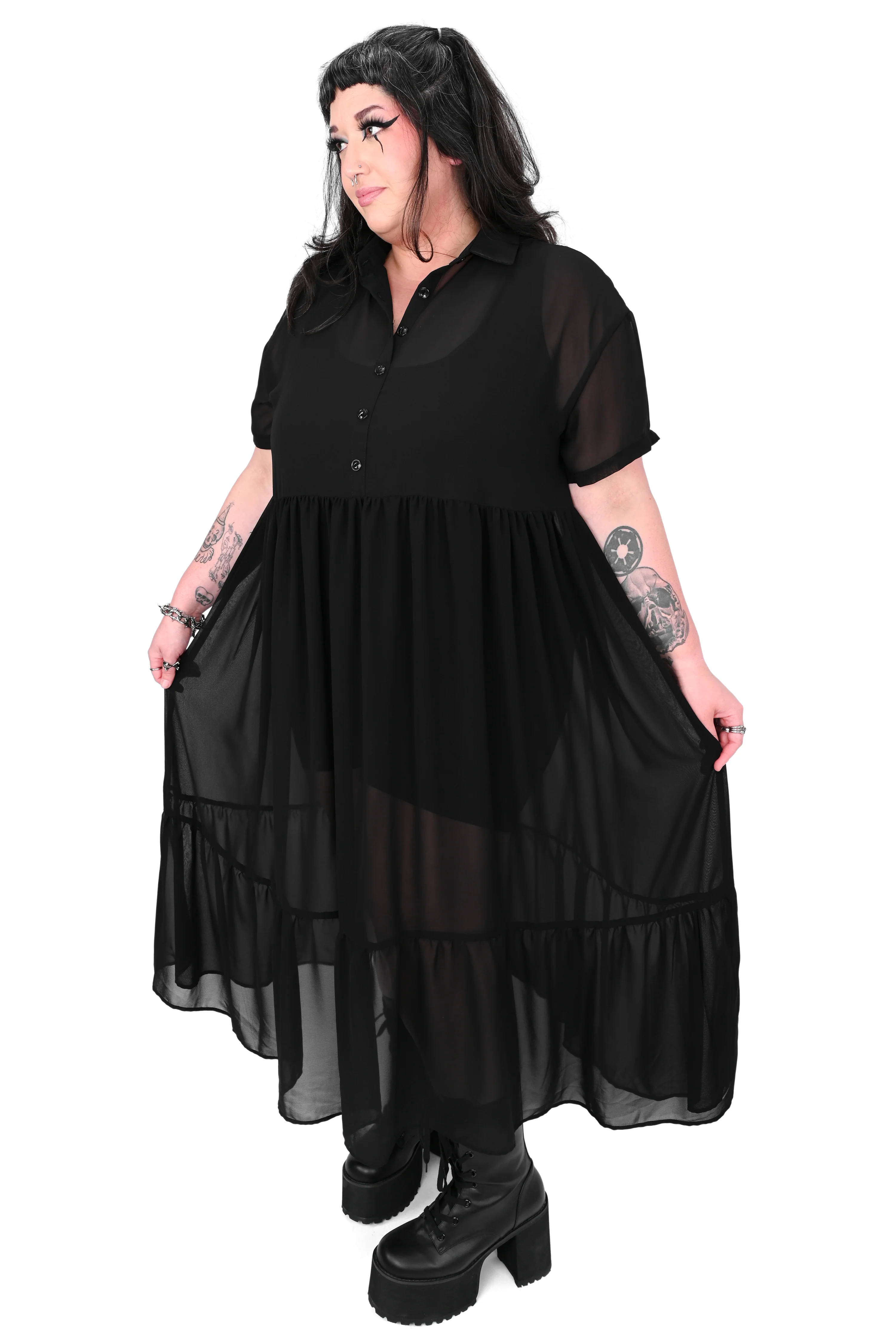 Dakota Chiffon Dress - Sign up for Restock Notifications! - XS left! - Image 2