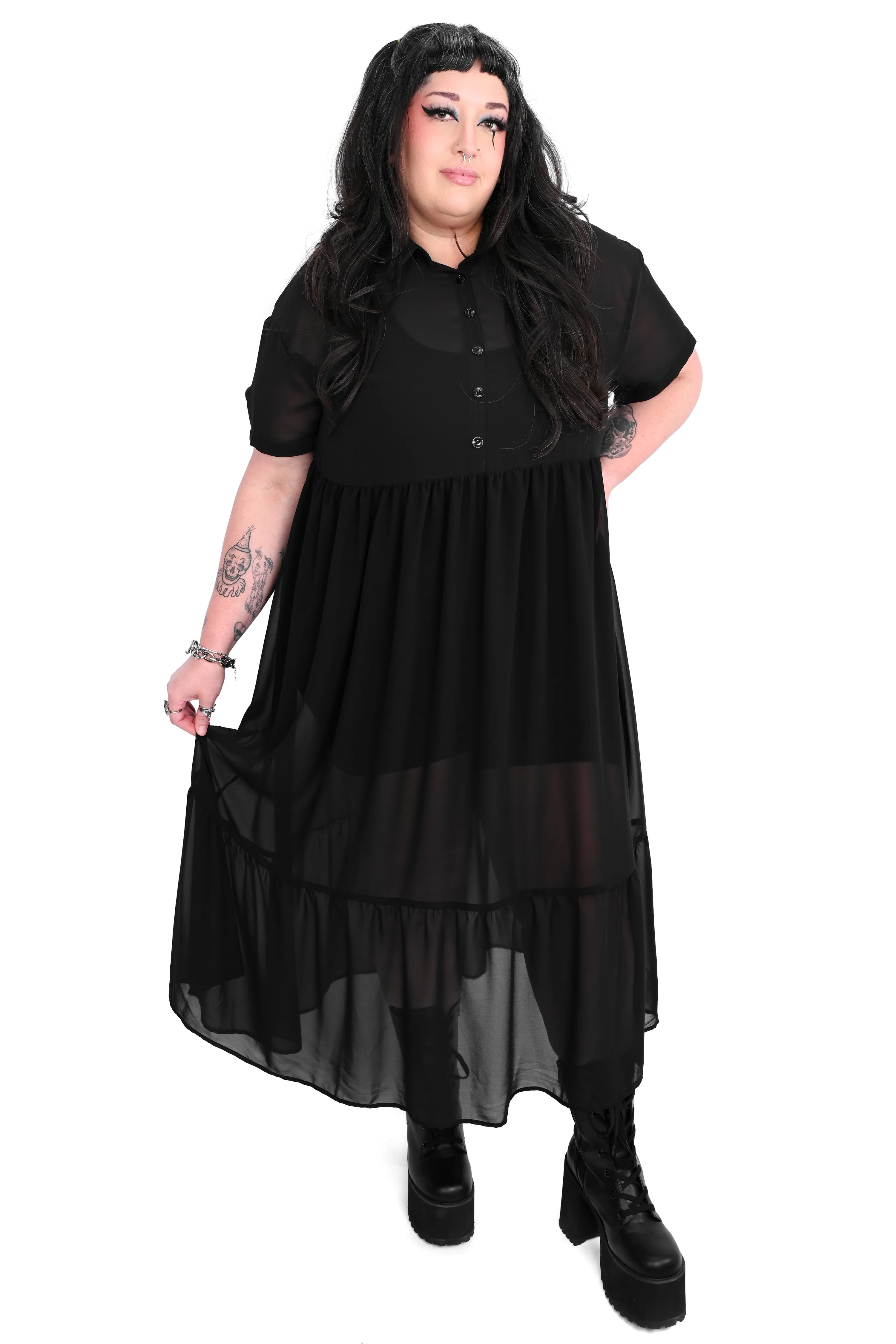 Dakota Chiffon Dress - Sign up for Restock Notifications! - XS left! - Image 6