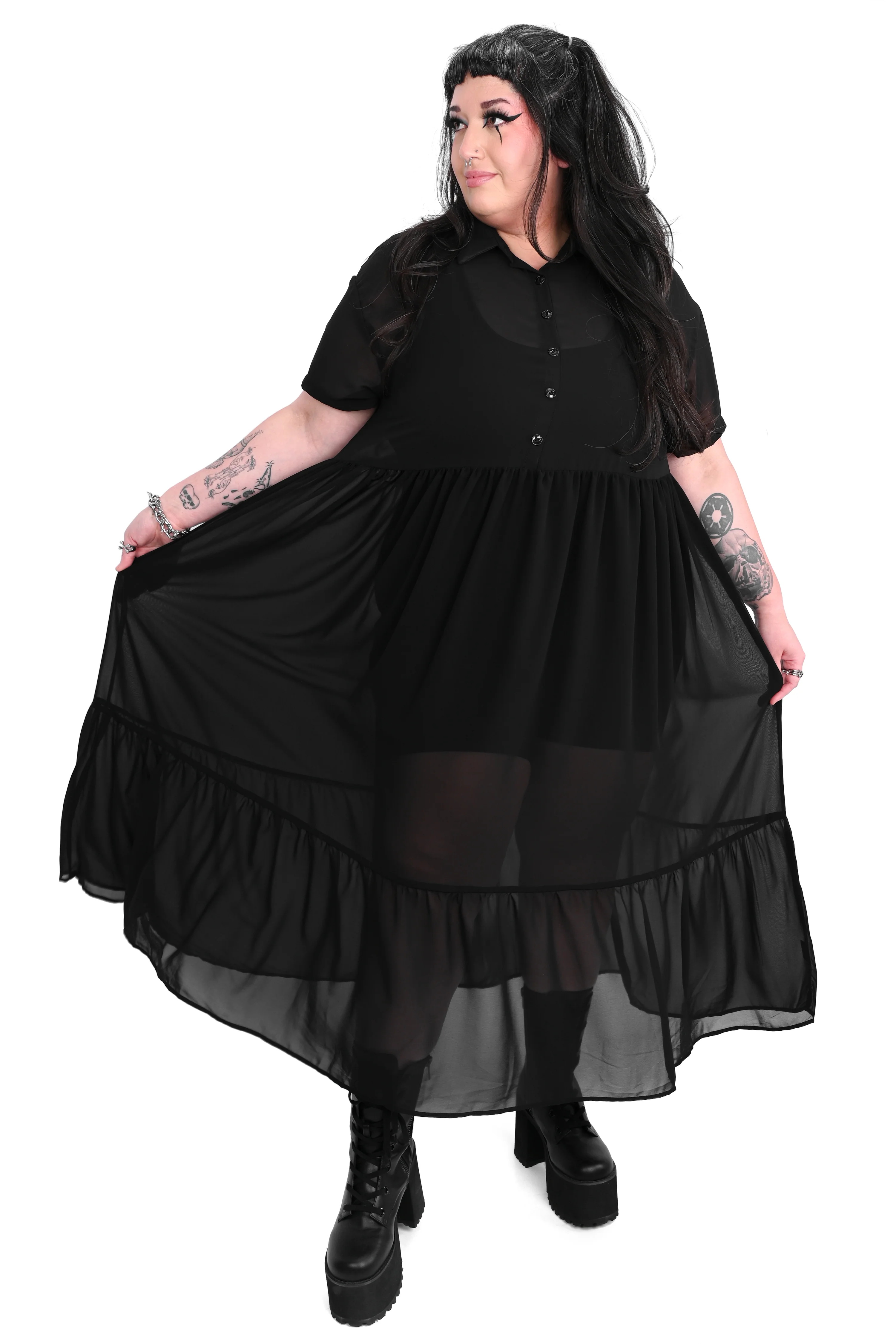 Dakota Chiffon Dress - Sign up for Restock Notifications! - XS left! - Image 7