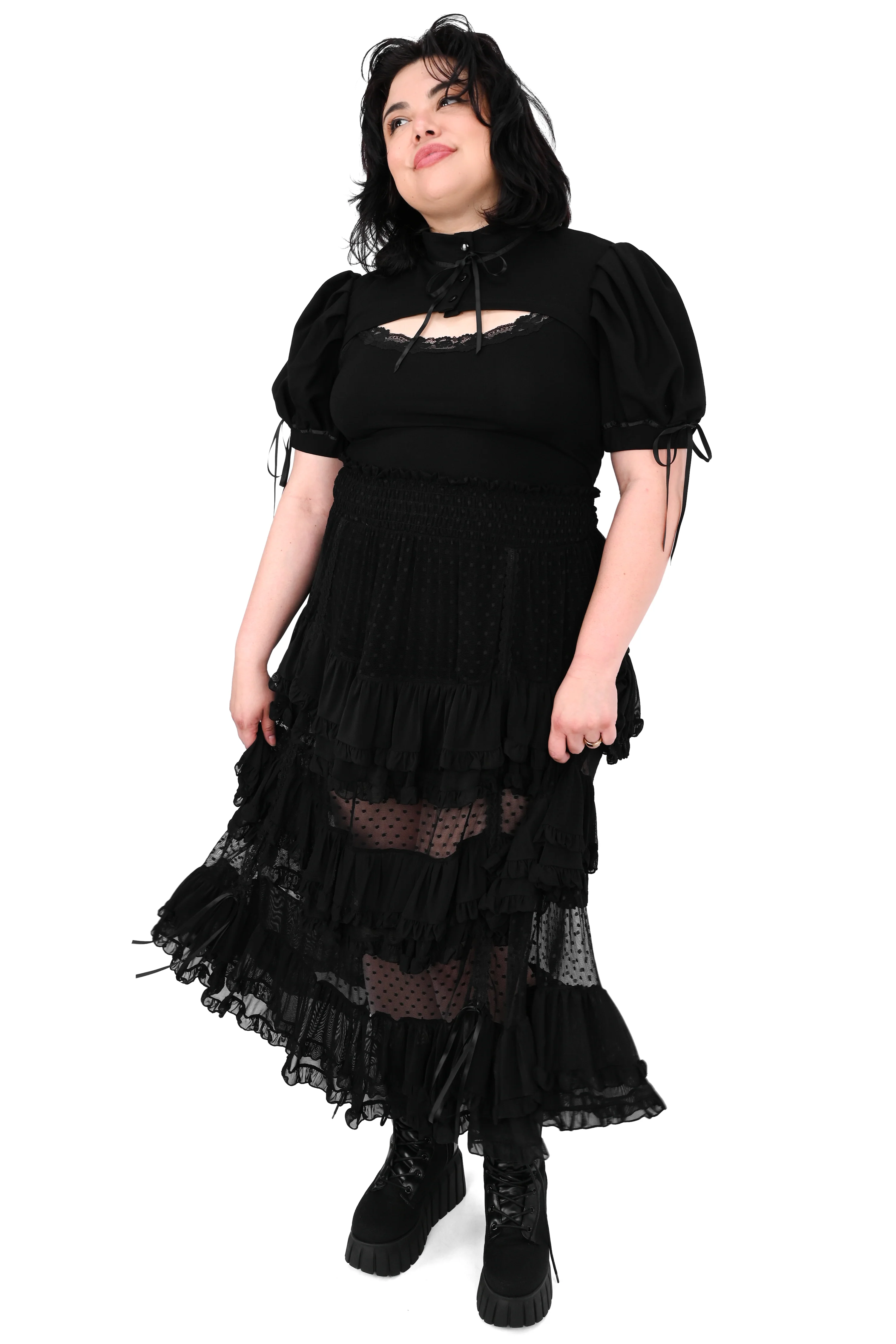 Lottie Mesh Ruffle Skirt - No Restock! - Image 2