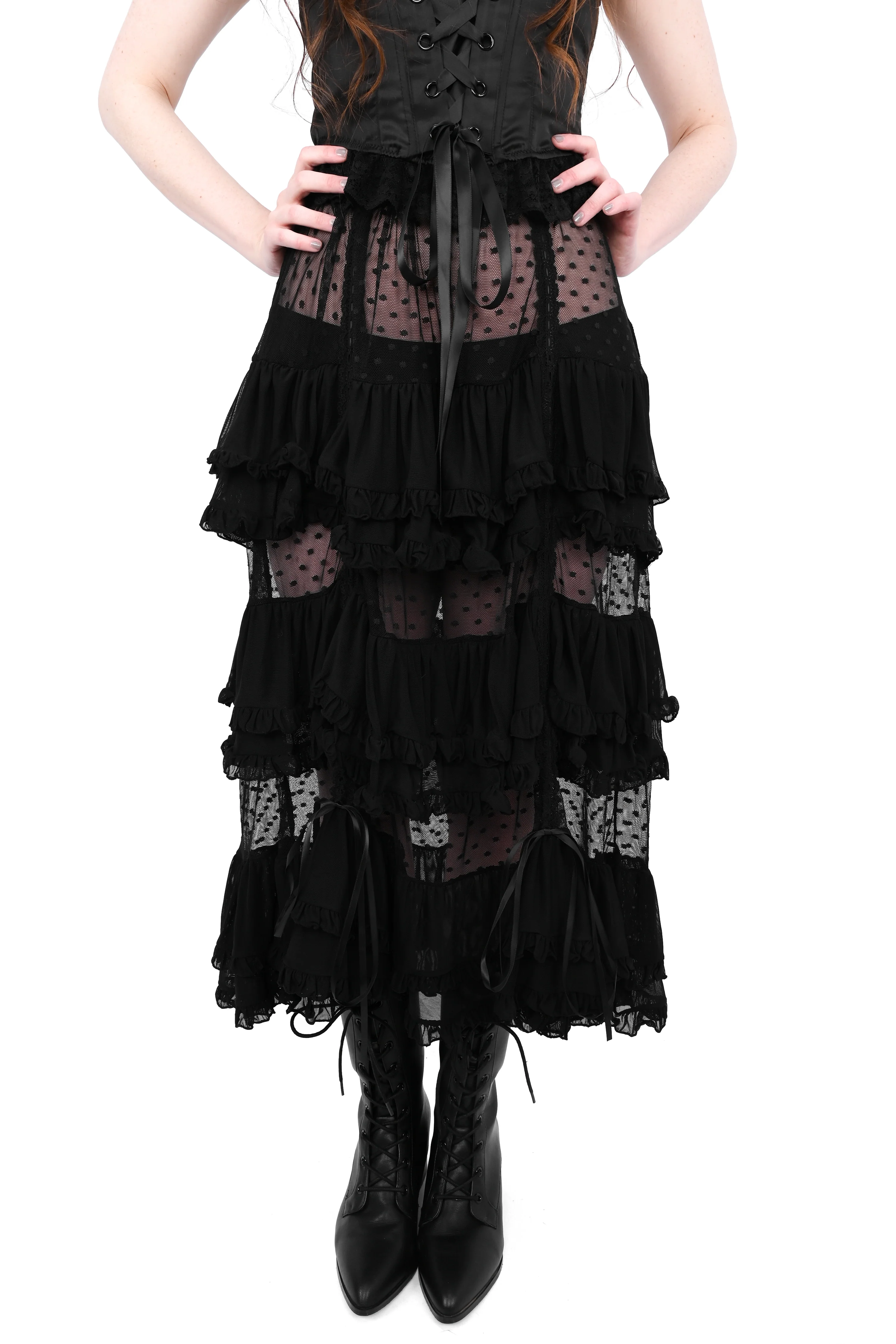 Lottie Mesh Ruffle Skirt - No Restock! - Image 7
