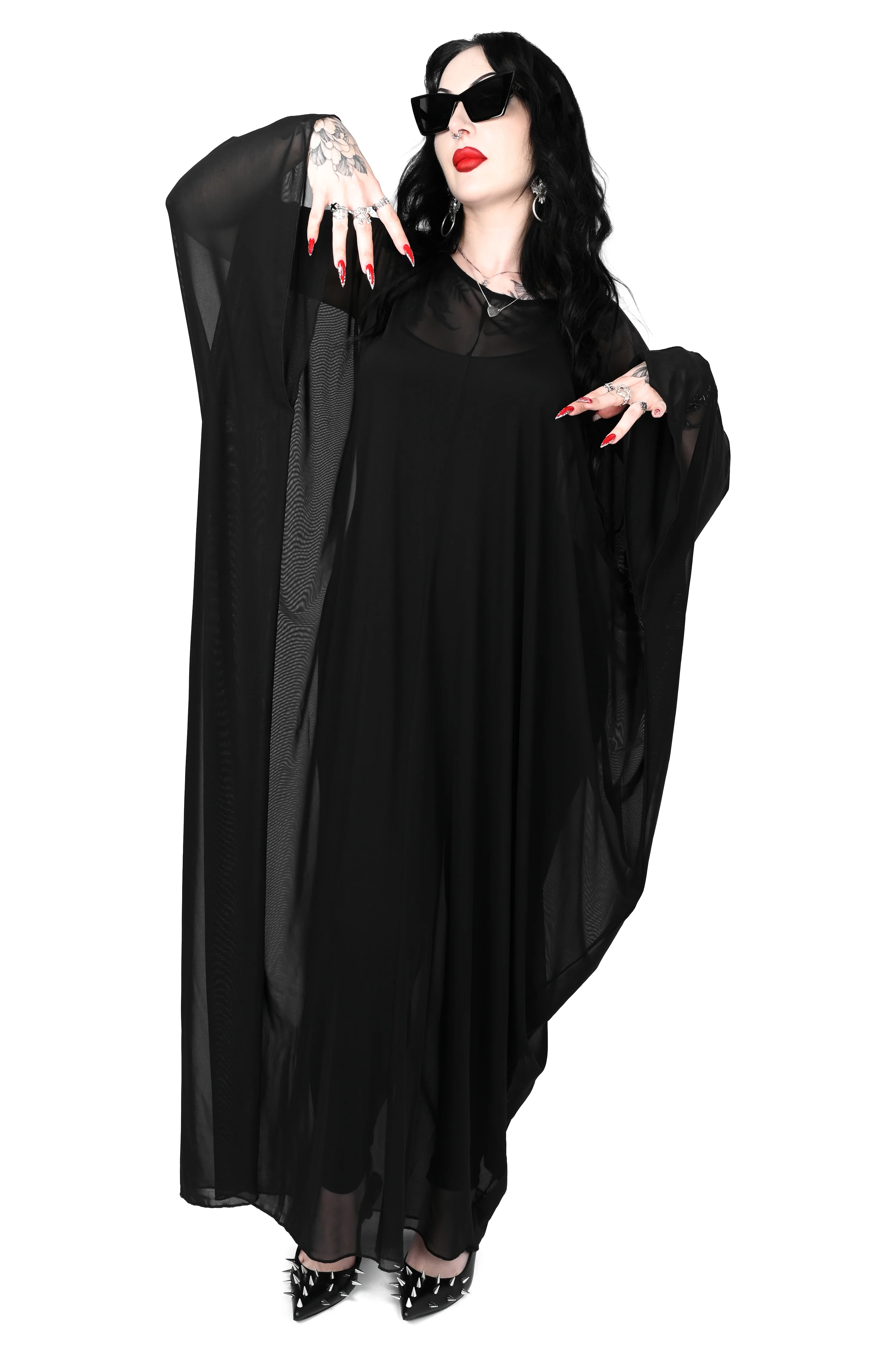 Dusk Mesh Kaftan - Image 3