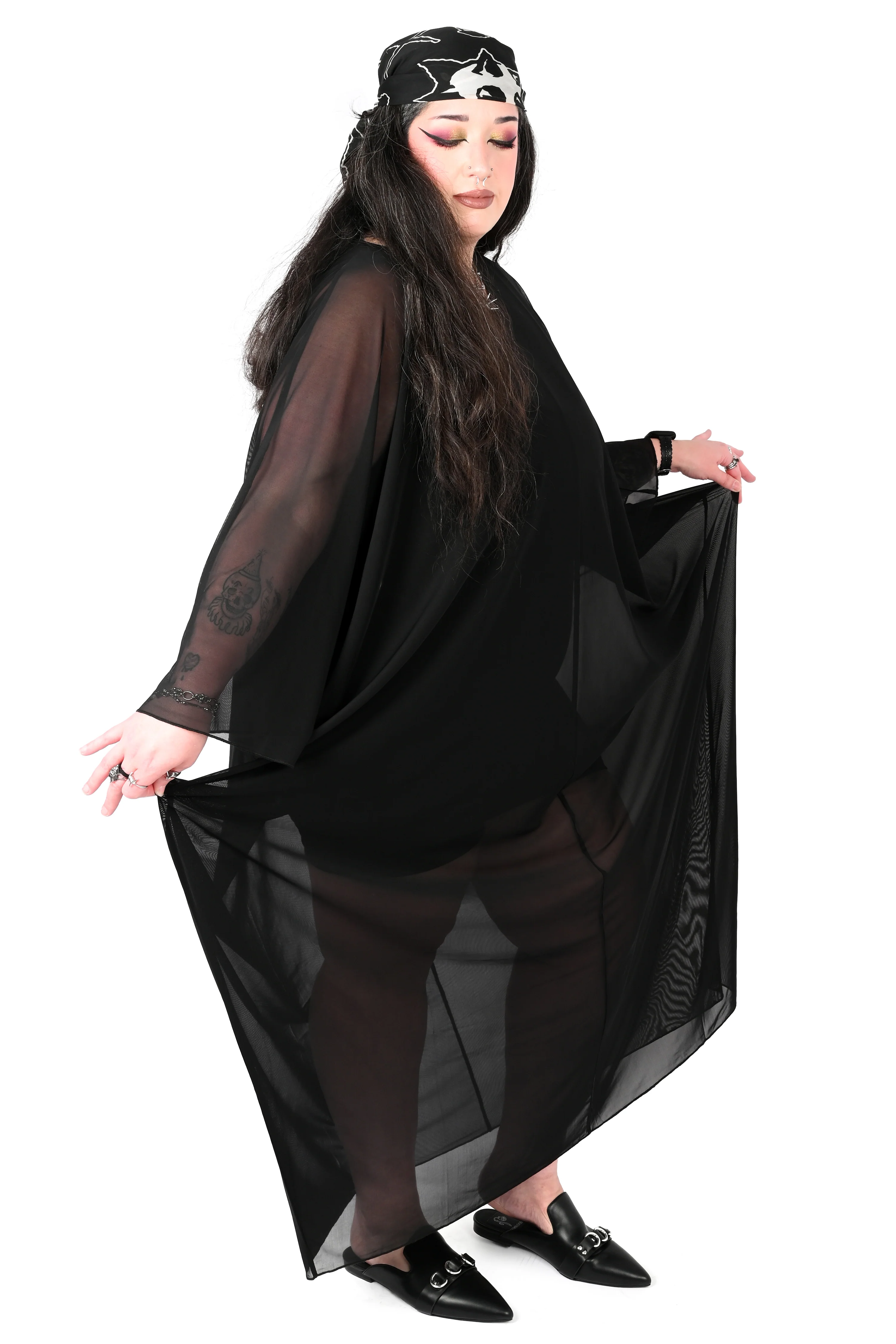 Dusk Mesh Kaftan - Image 4