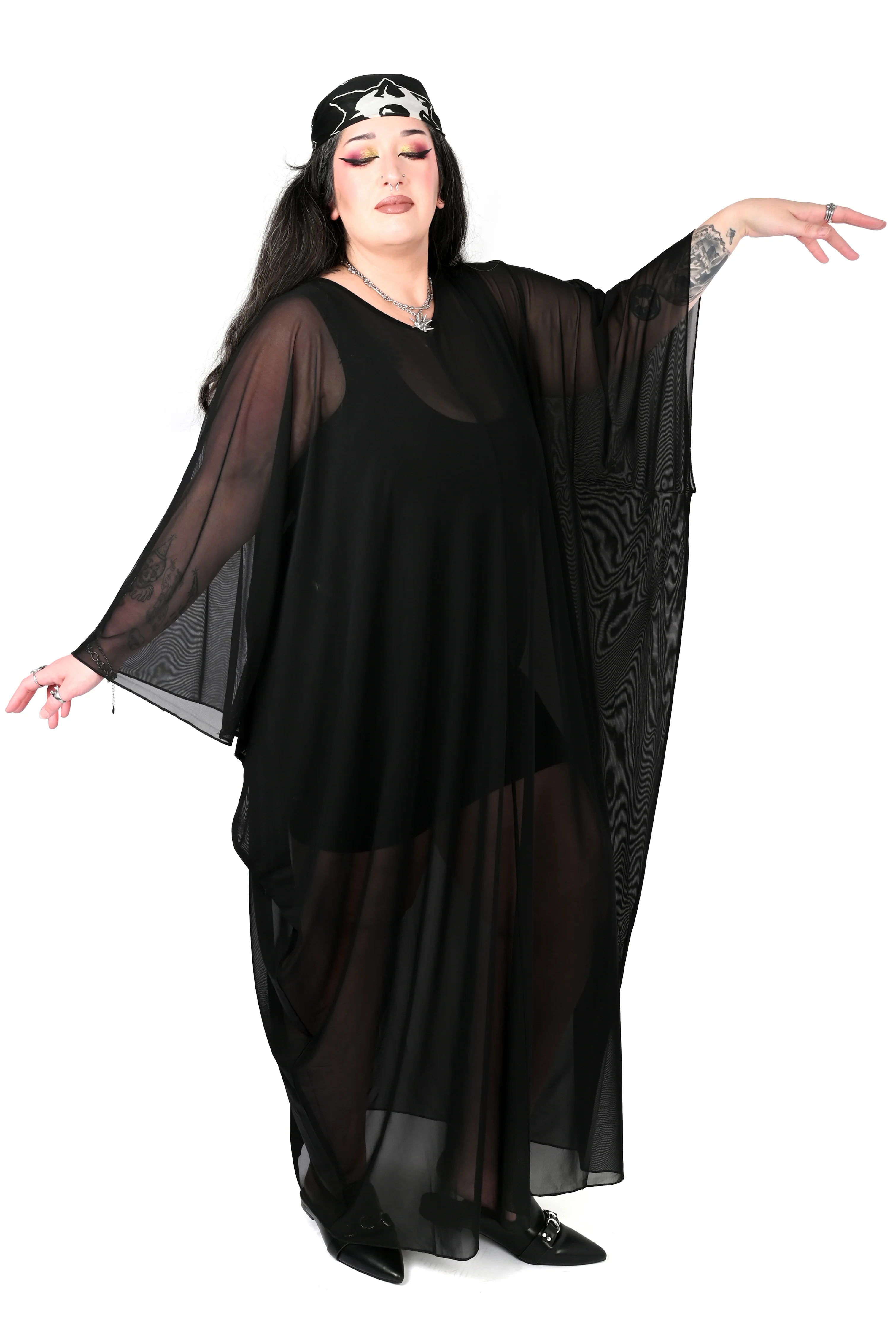 Dusk Mesh Kaftan - Image 6