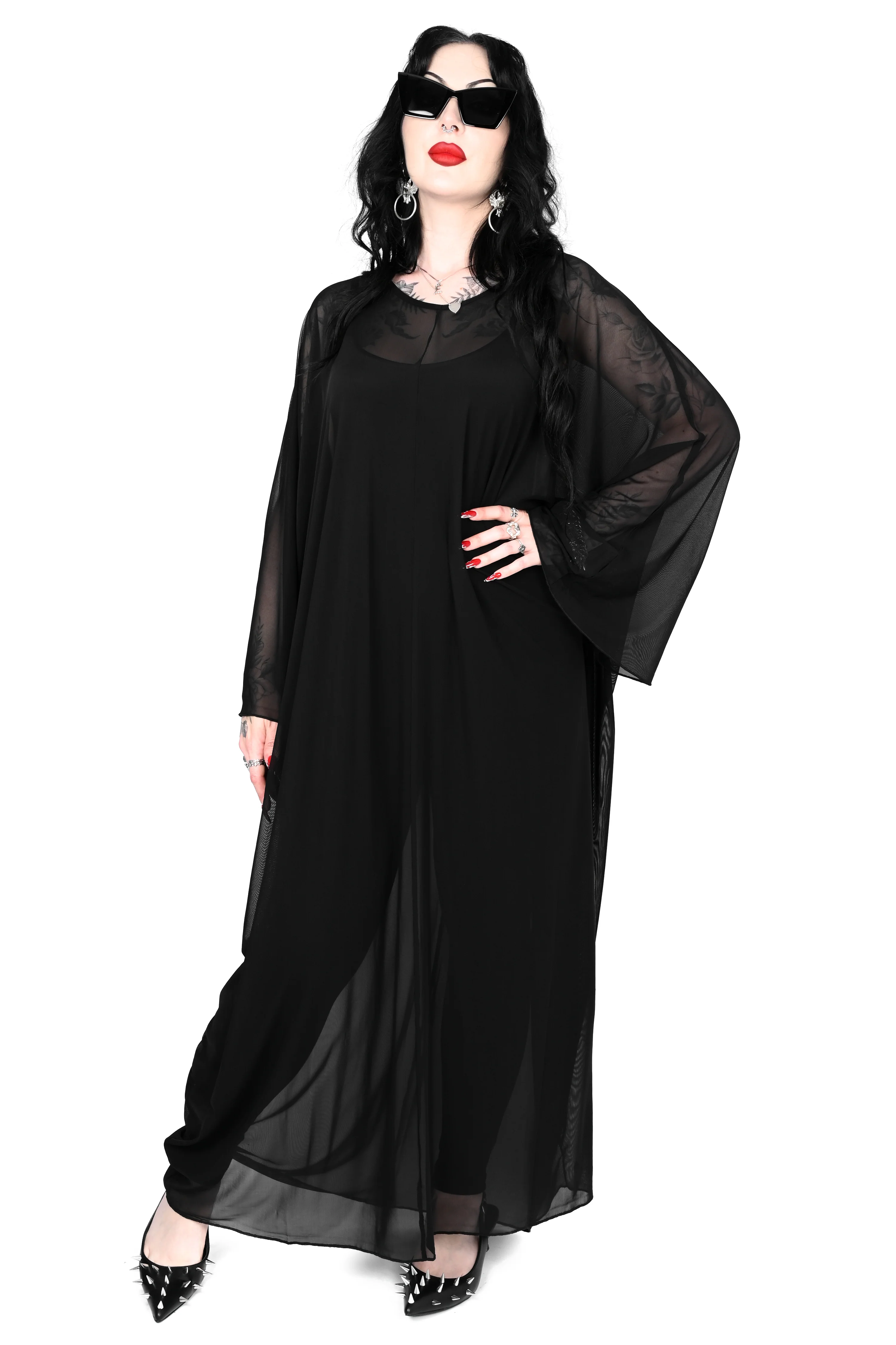 Dusk Mesh Kaftan - Image 7