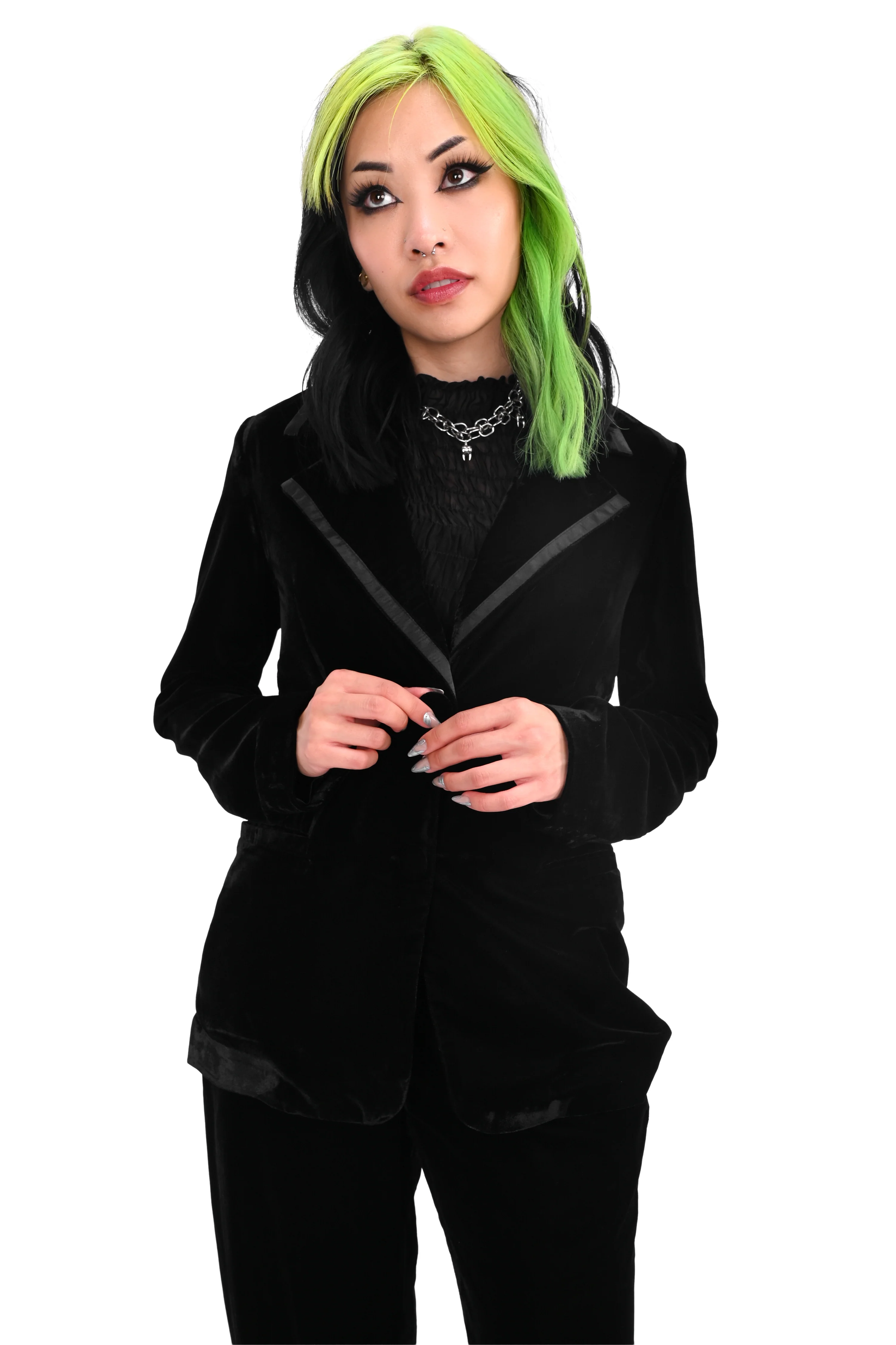 Eileen Velvet Blazer - Final Sale
