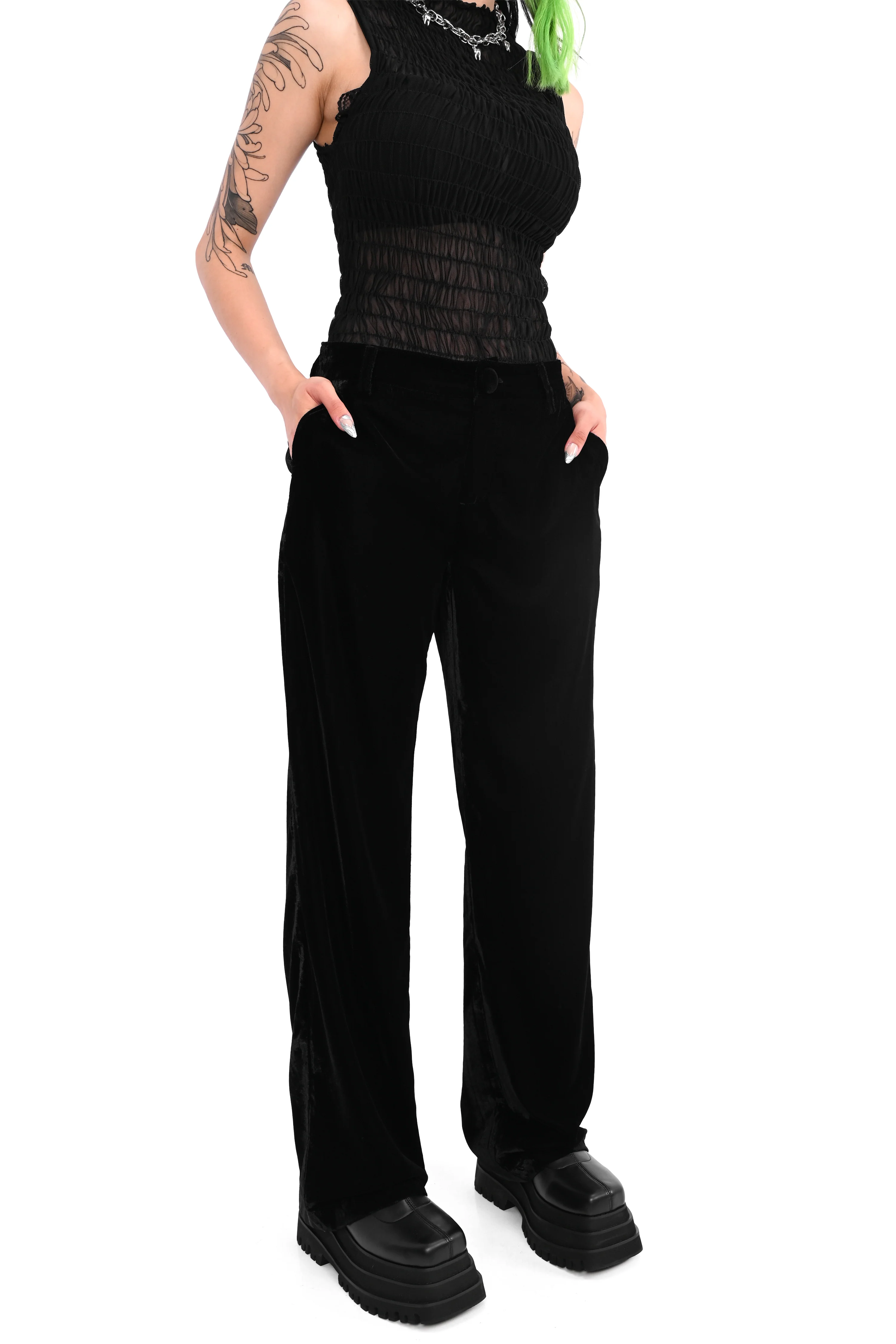 Eileen Velvet Pants - Final Sale - XS & 4XL left! - Image 2