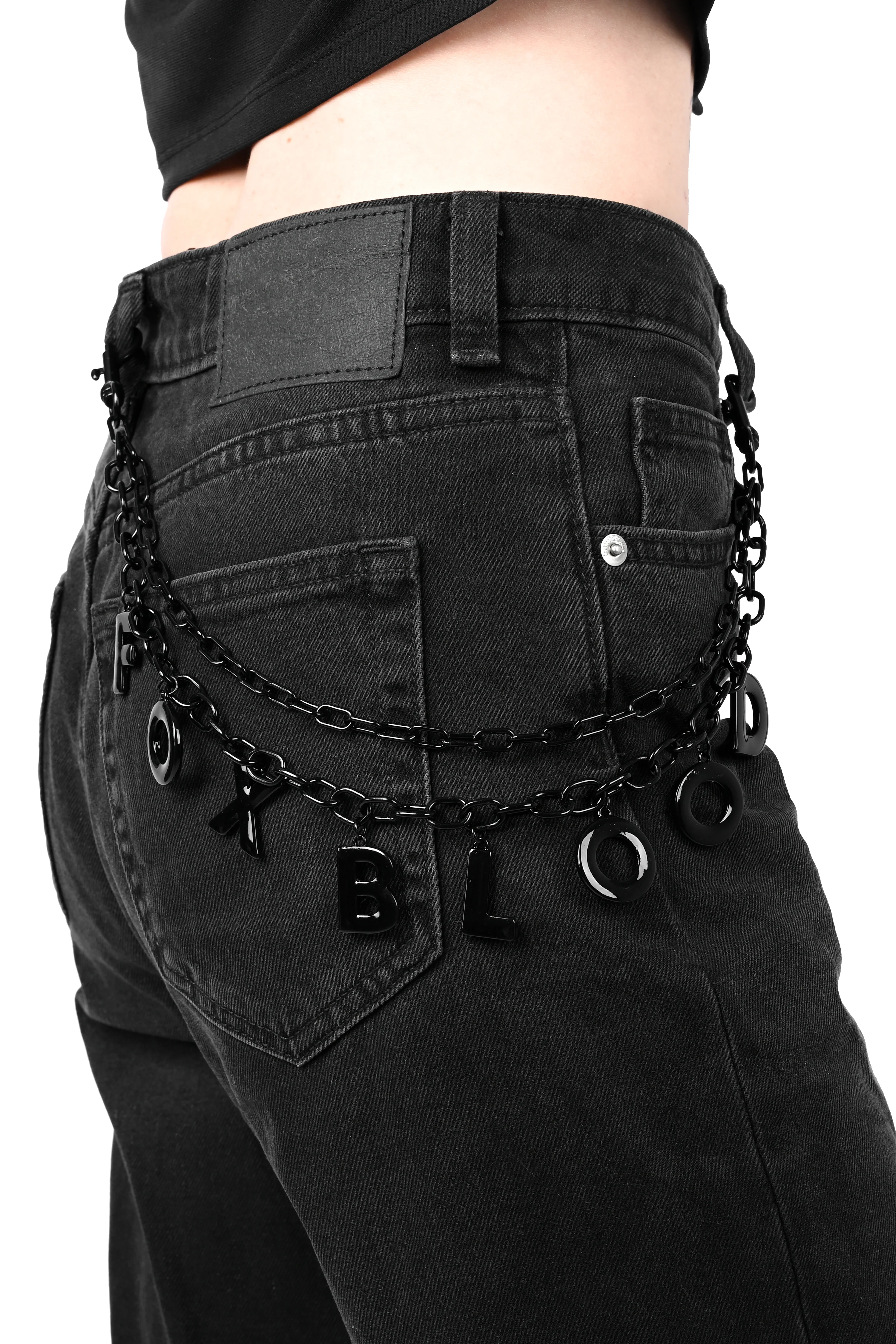 Foxblood Bag Chain - Black