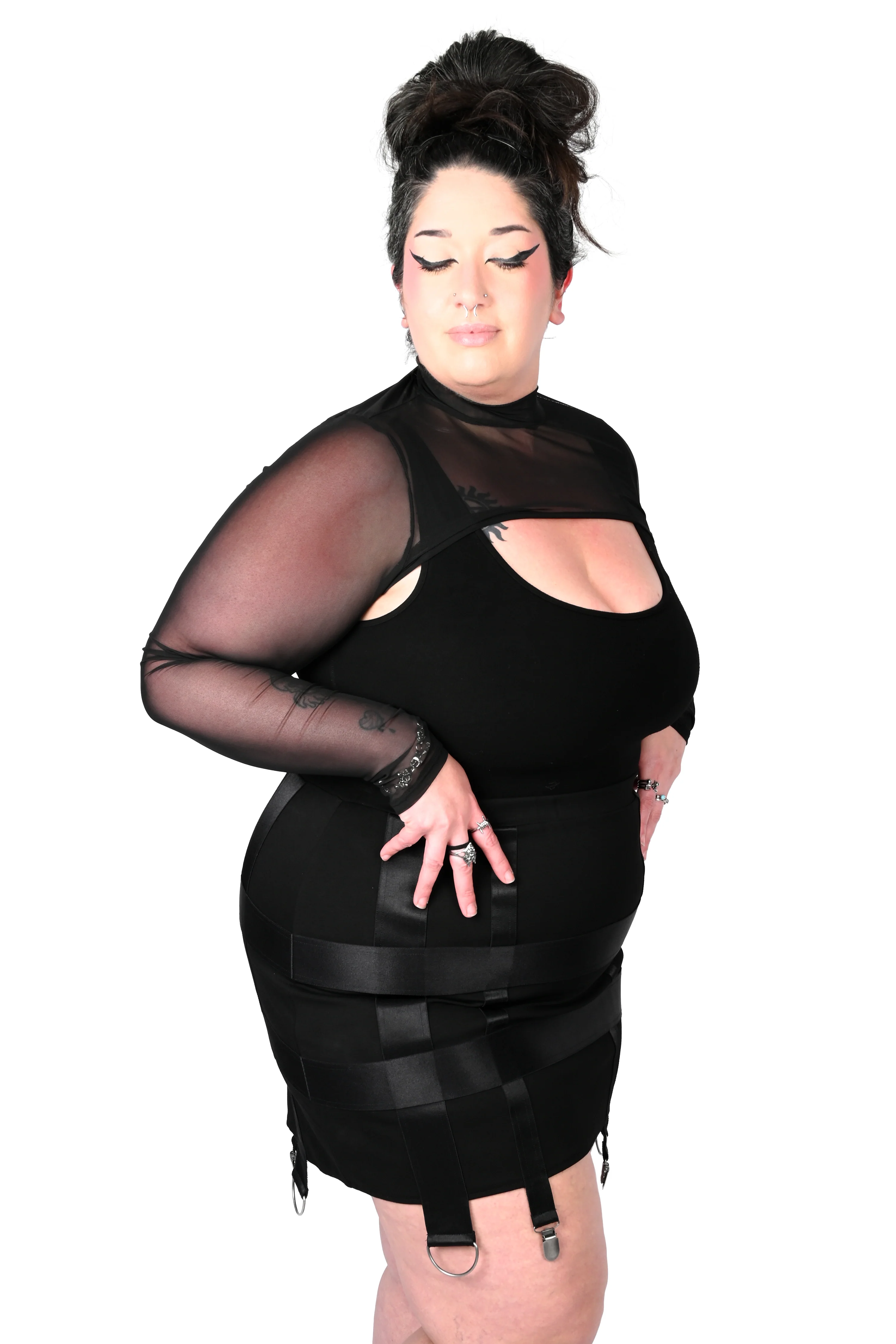 High Neck Mesh Bolero - Limited Edition - Image 2