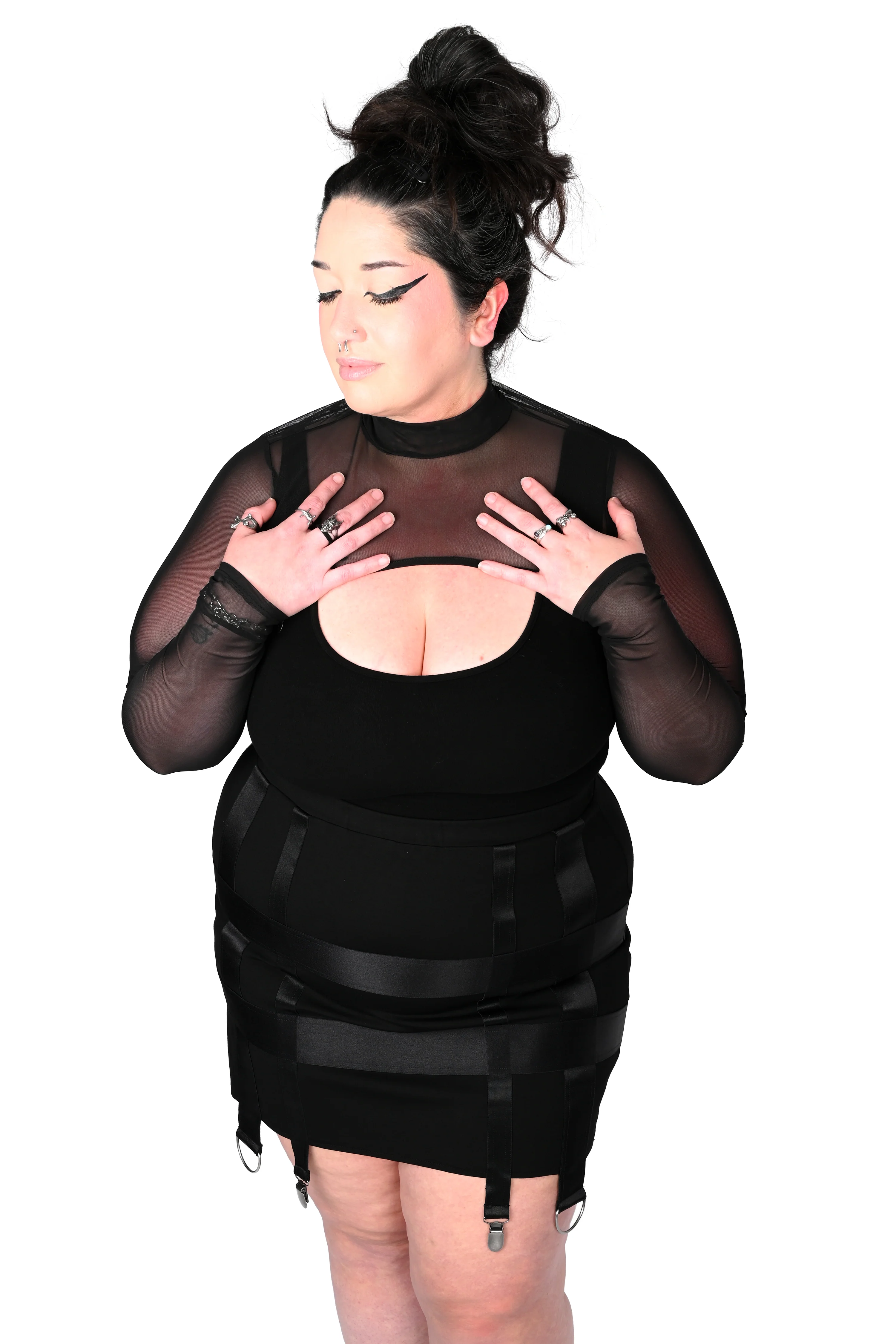 High Neck Mesh Bolero - Limited Edition - Image 4