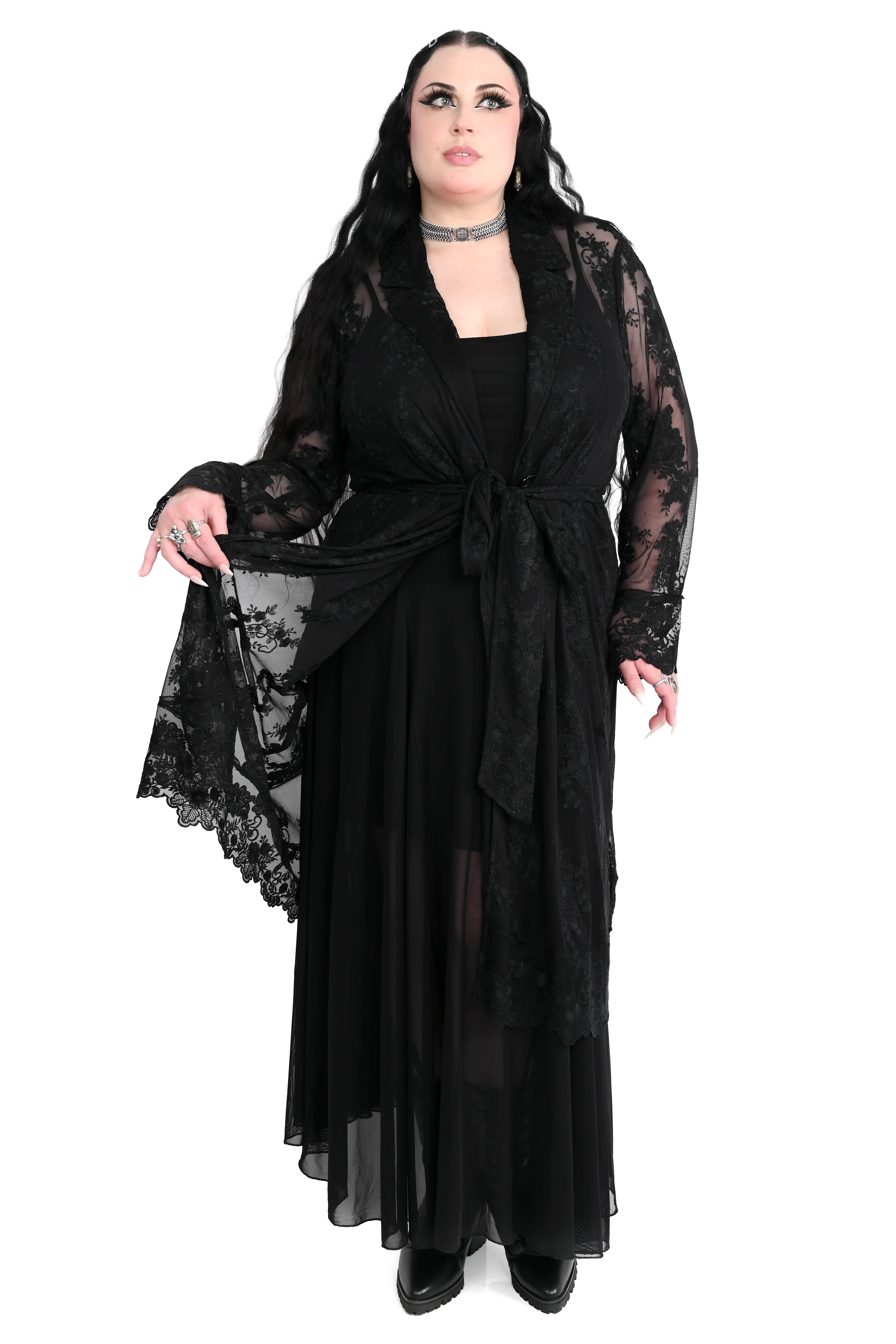 Ingrid Lace Trench Coat - Sign Up For Restock Notifications!