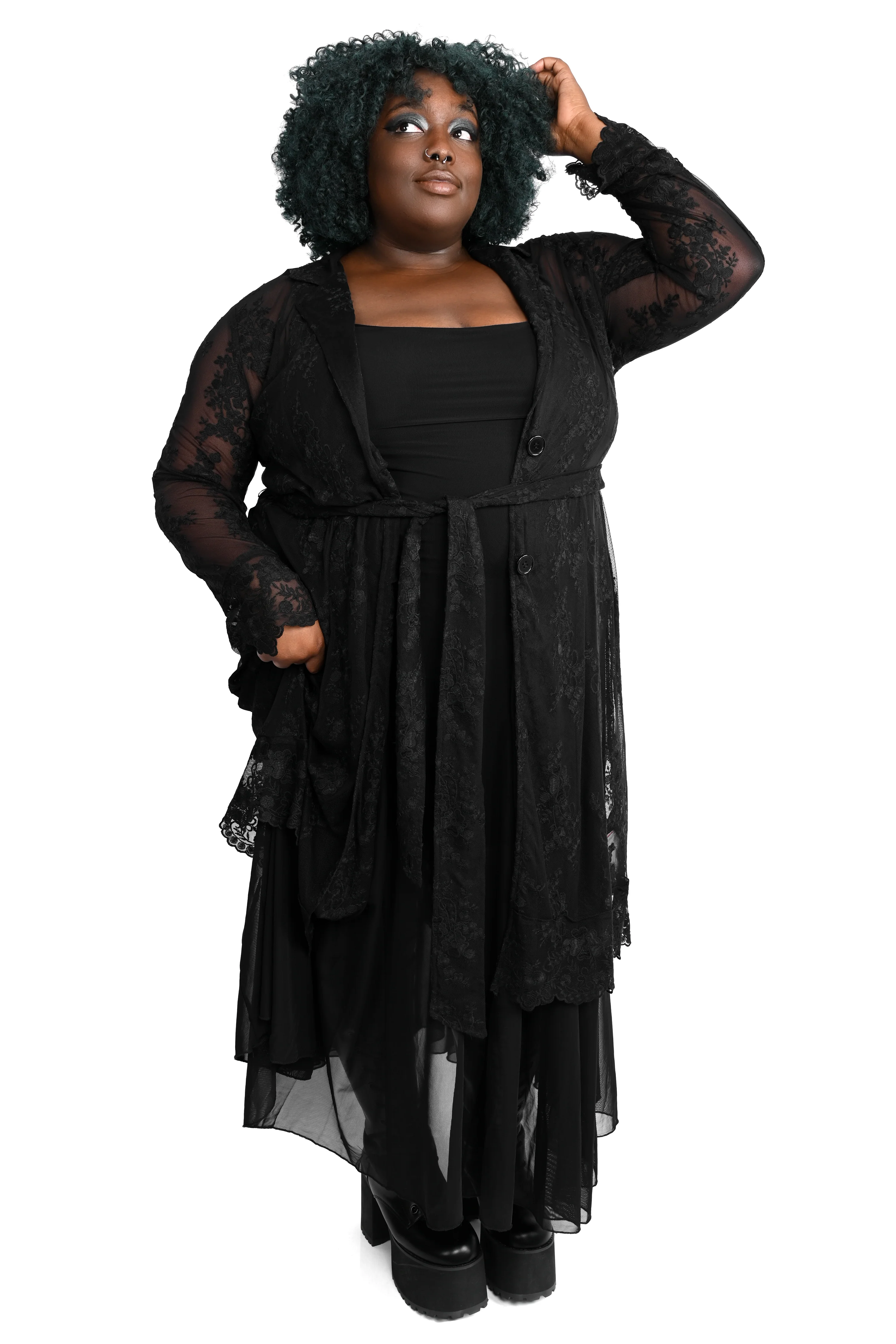 Ingrid Lace Trench Coat - Sign Up For Restock Notifications! - Image 3