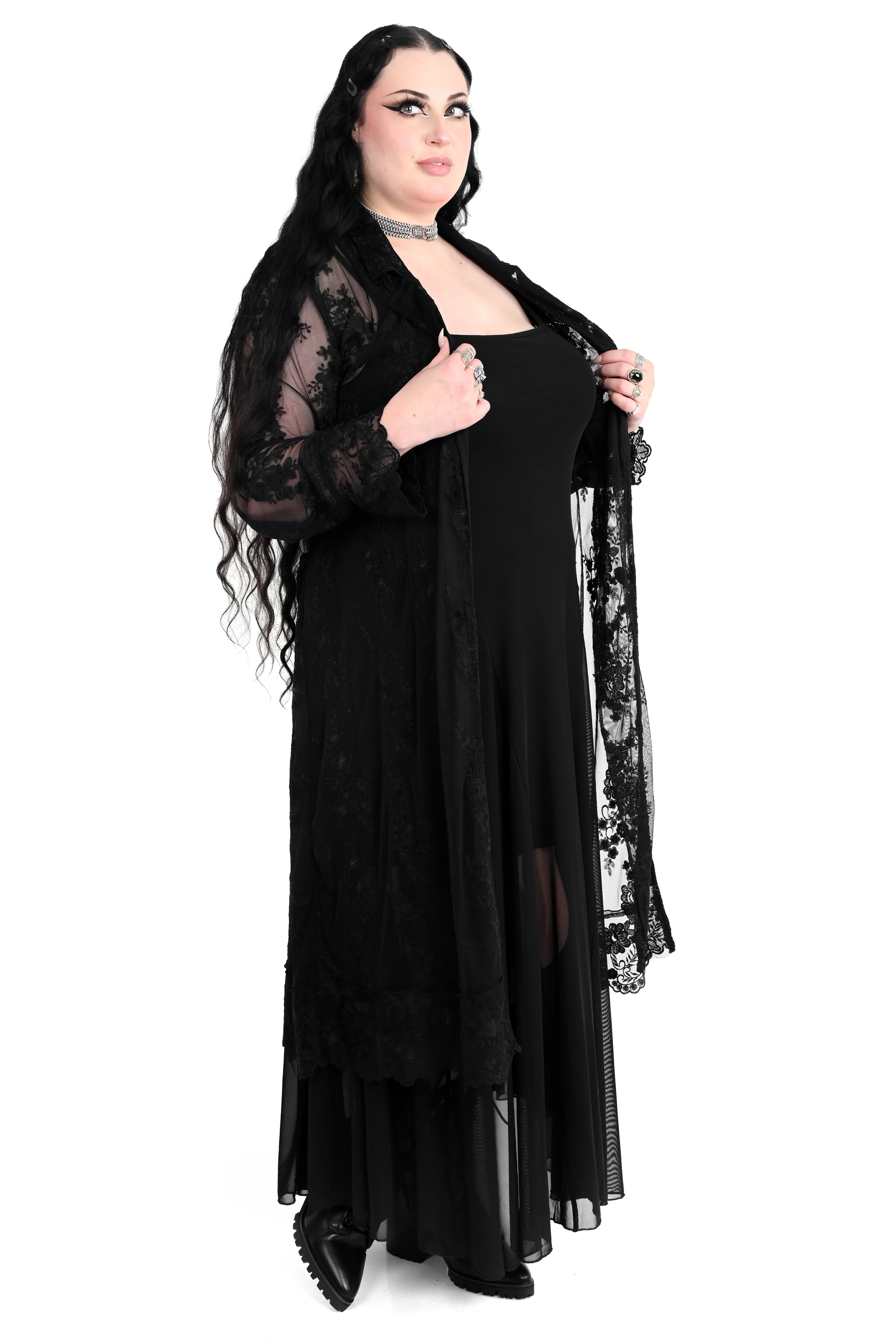 Ingrid Lace Trench Coat - Sign Up For Restock Notifications! - Image 5