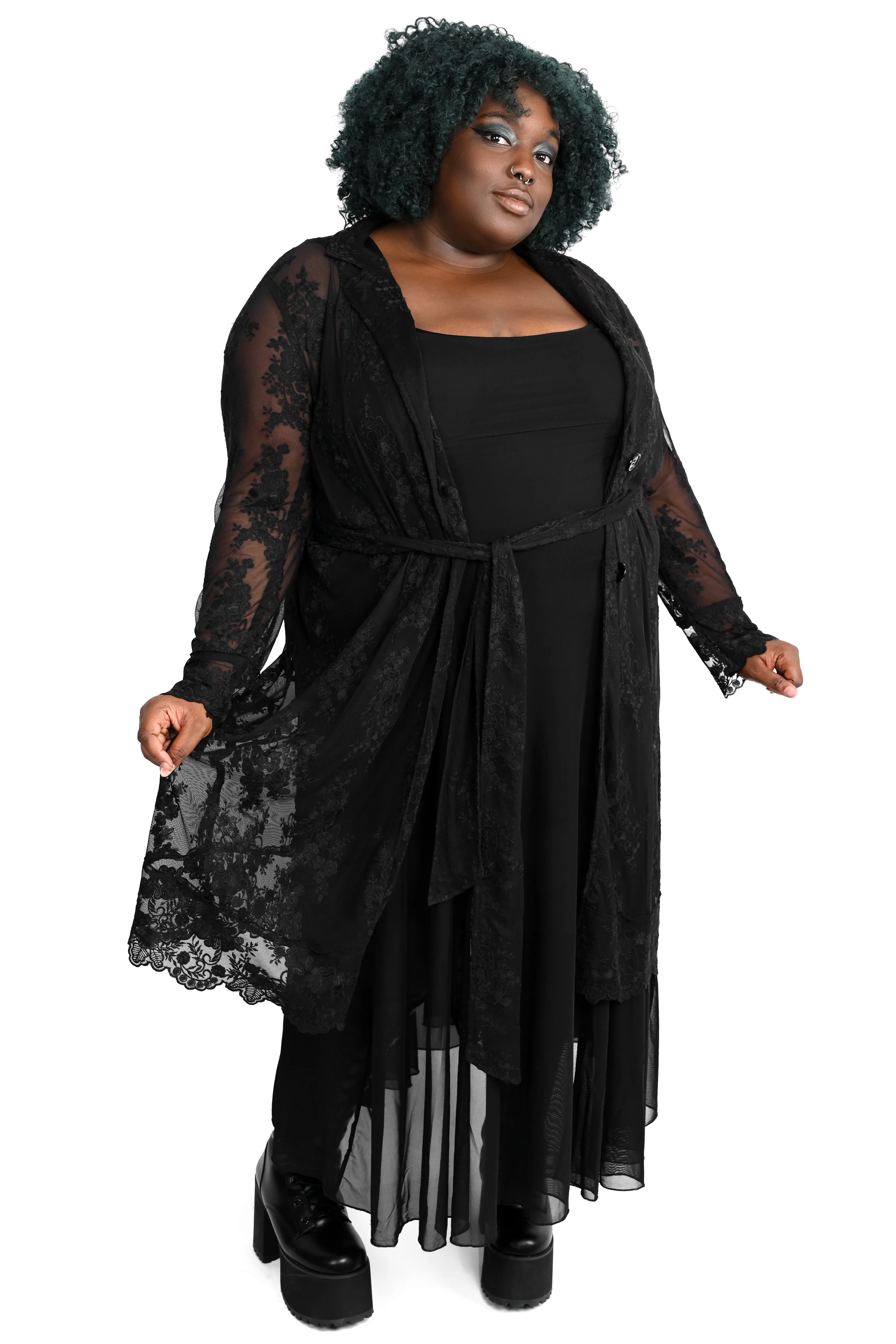 Ingrid Lace Trench Coat - Sign Up For Restock Notifications! - Image 6