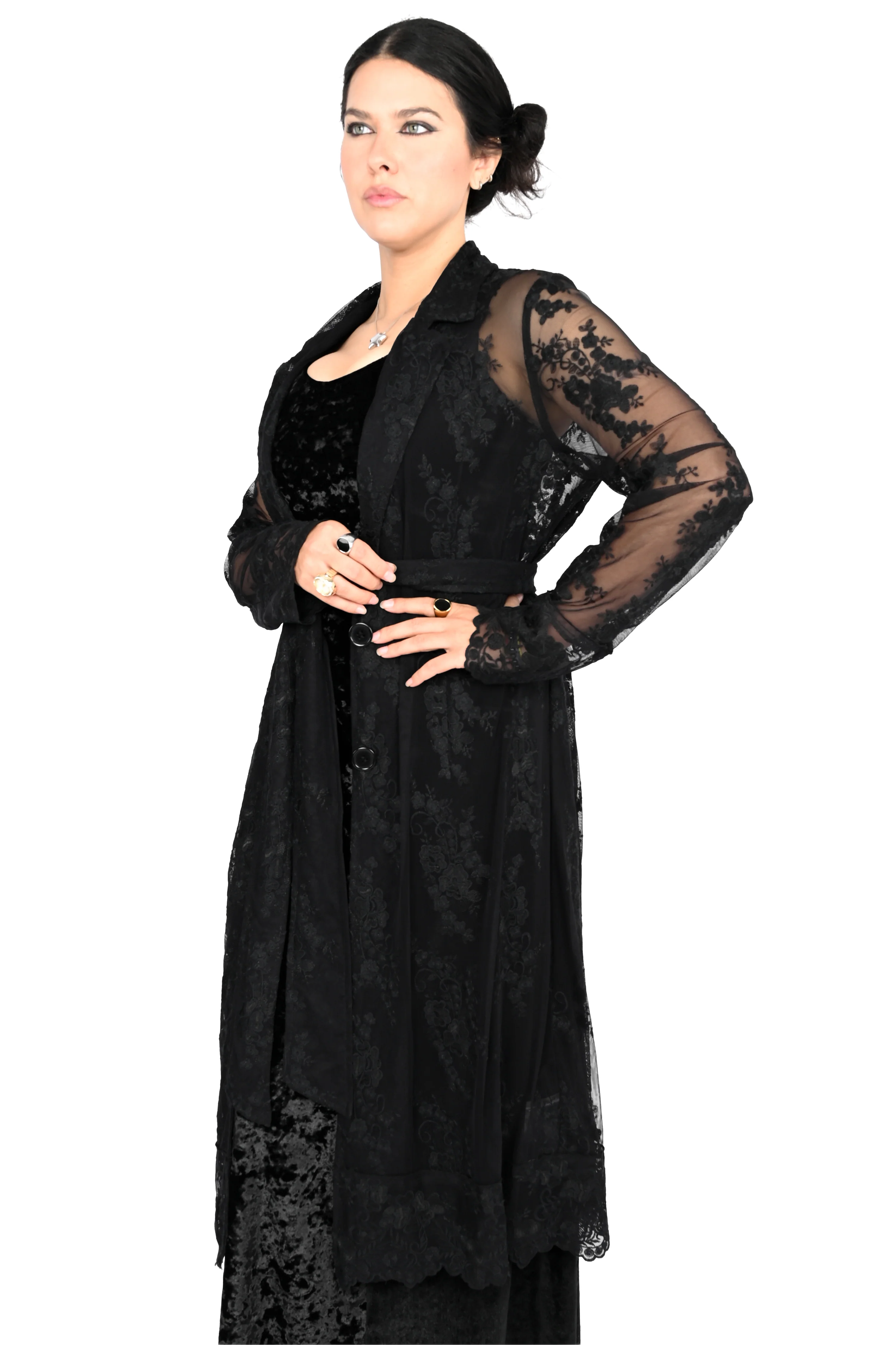 Ingrid Lace Trench Coat - Sign Up For Restock Notifications! - Image 7