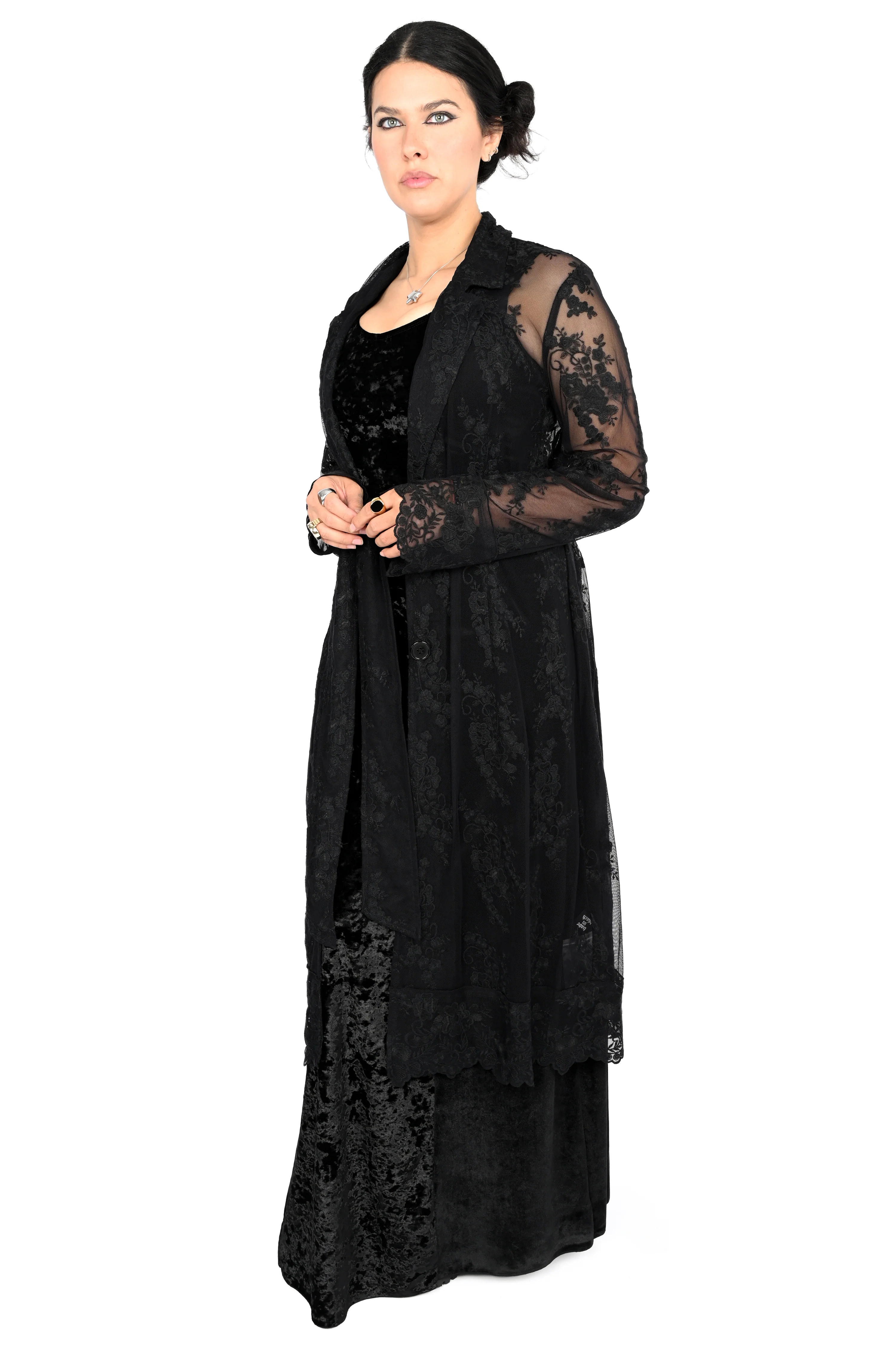 Ingrid Lace Trench Coat - Sign Up For Restock Notifications! - Image 9