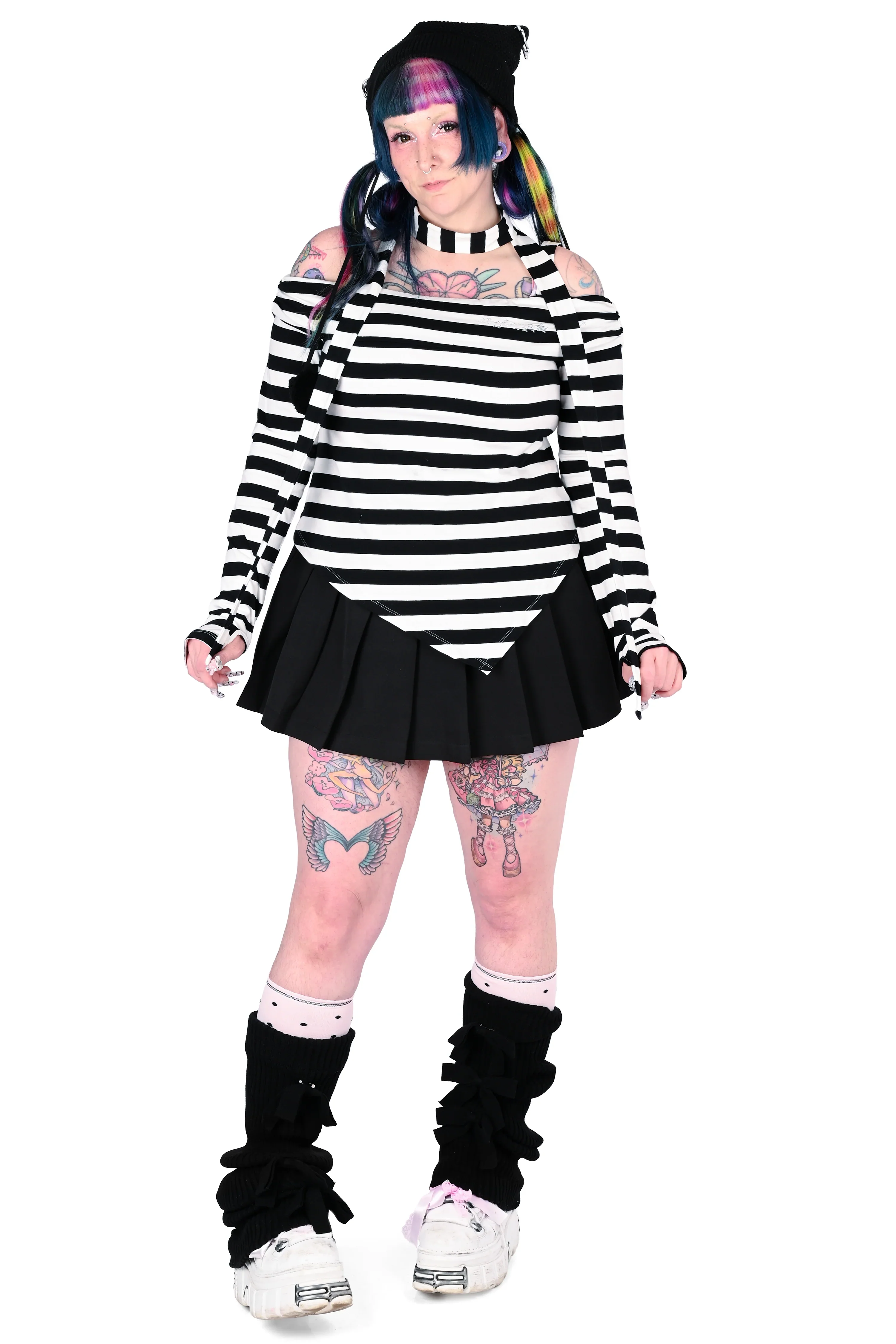 Lina Striped Top - Black/White - XS/3XL/5XL left! - Image 4