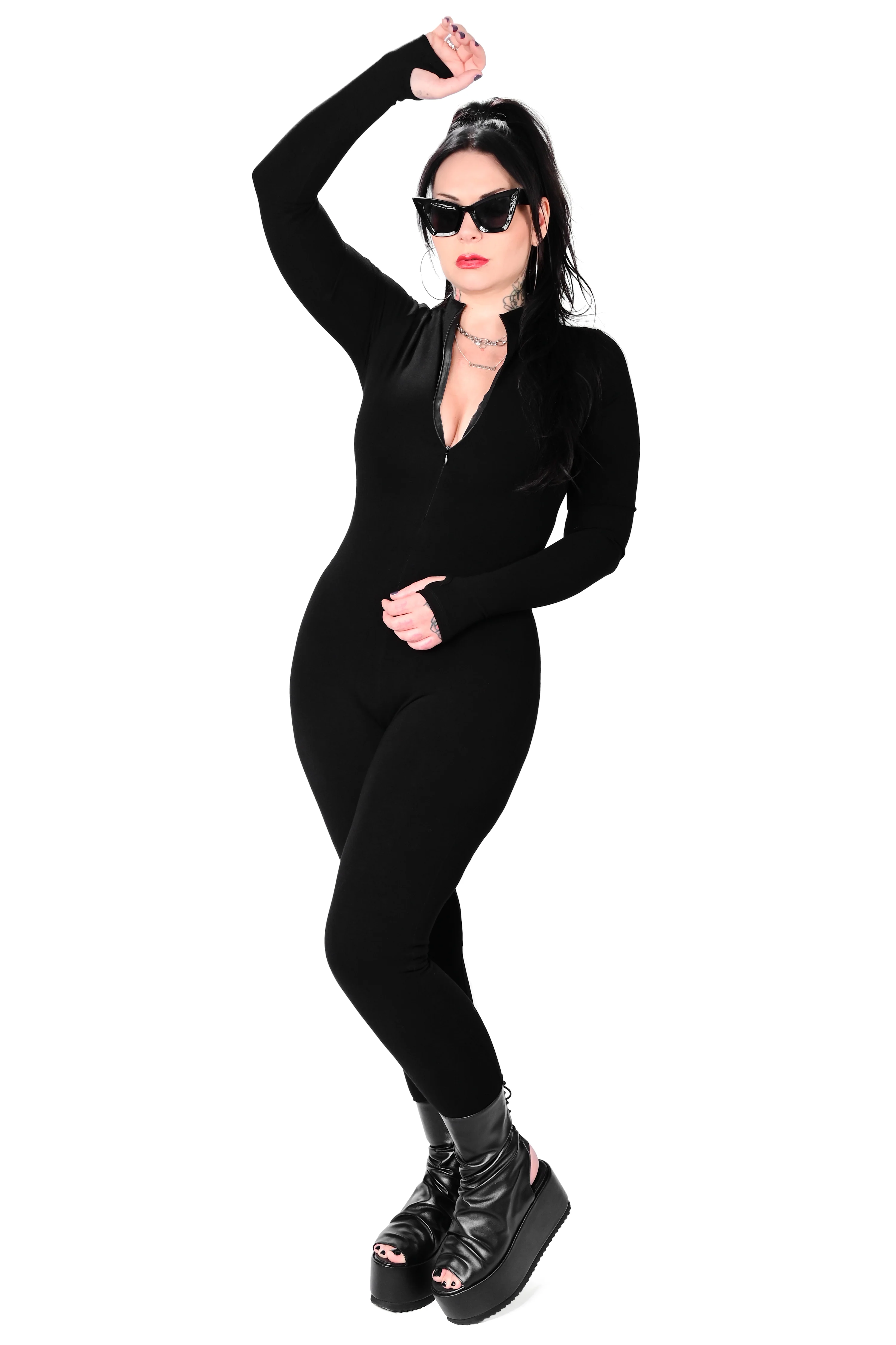 Long Sleeve Catsuit - Image 2