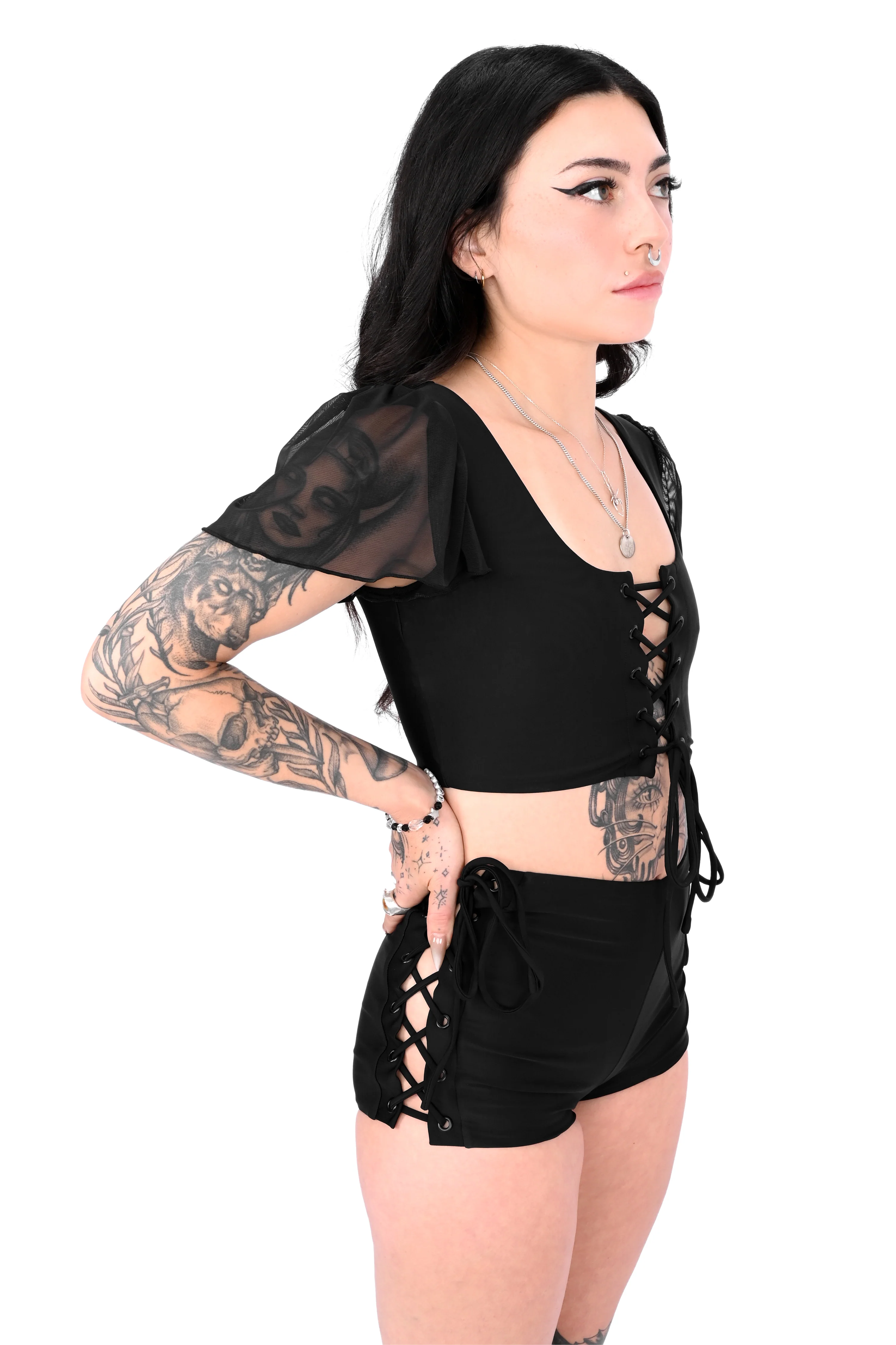 Maxine Lace Up Swim Shorts - 2XL/3XL/4XL left! - Image 5