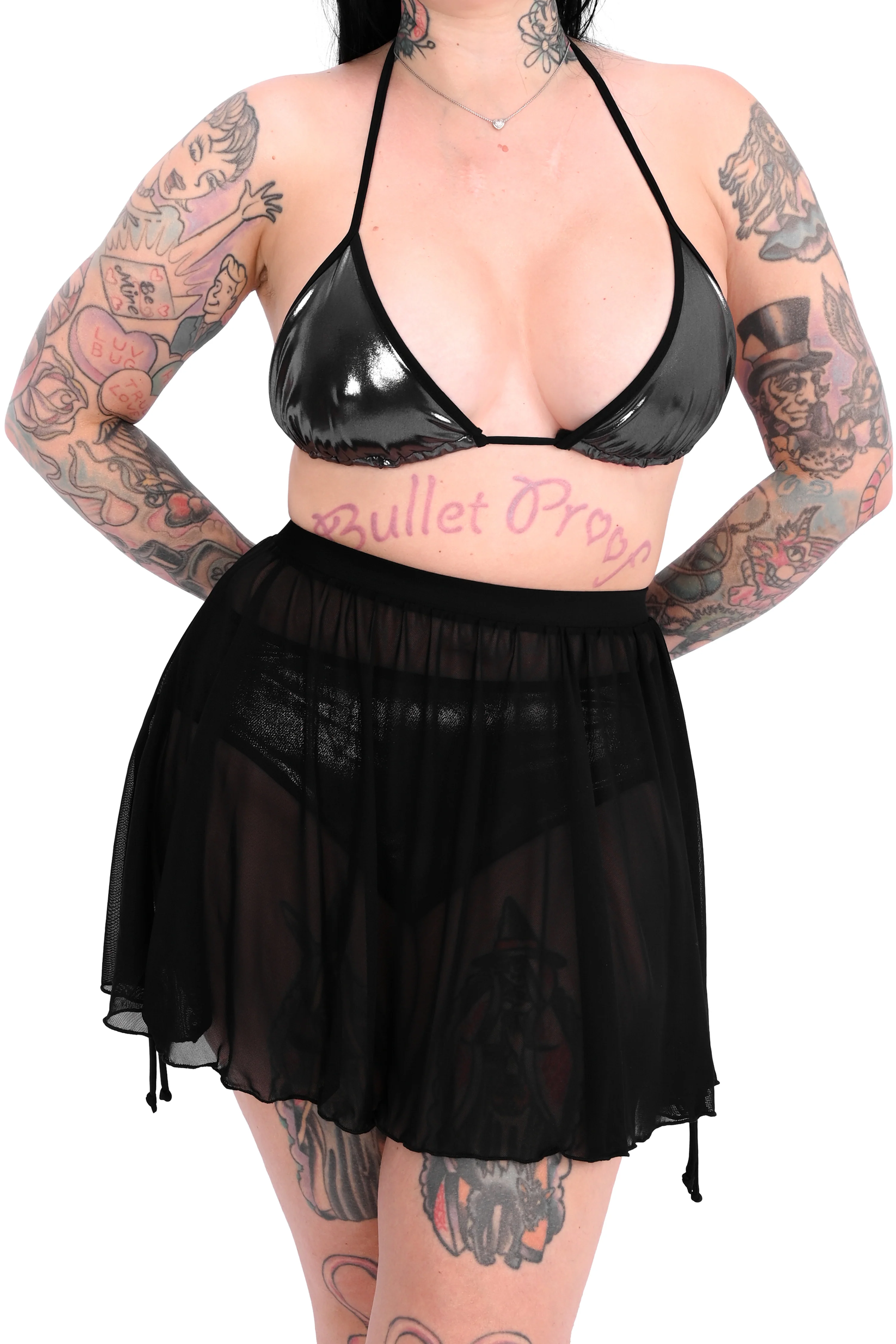 Mesh Skater Skirt Swim Cover Up - No Restock! - XXS/XS left! - Image 4