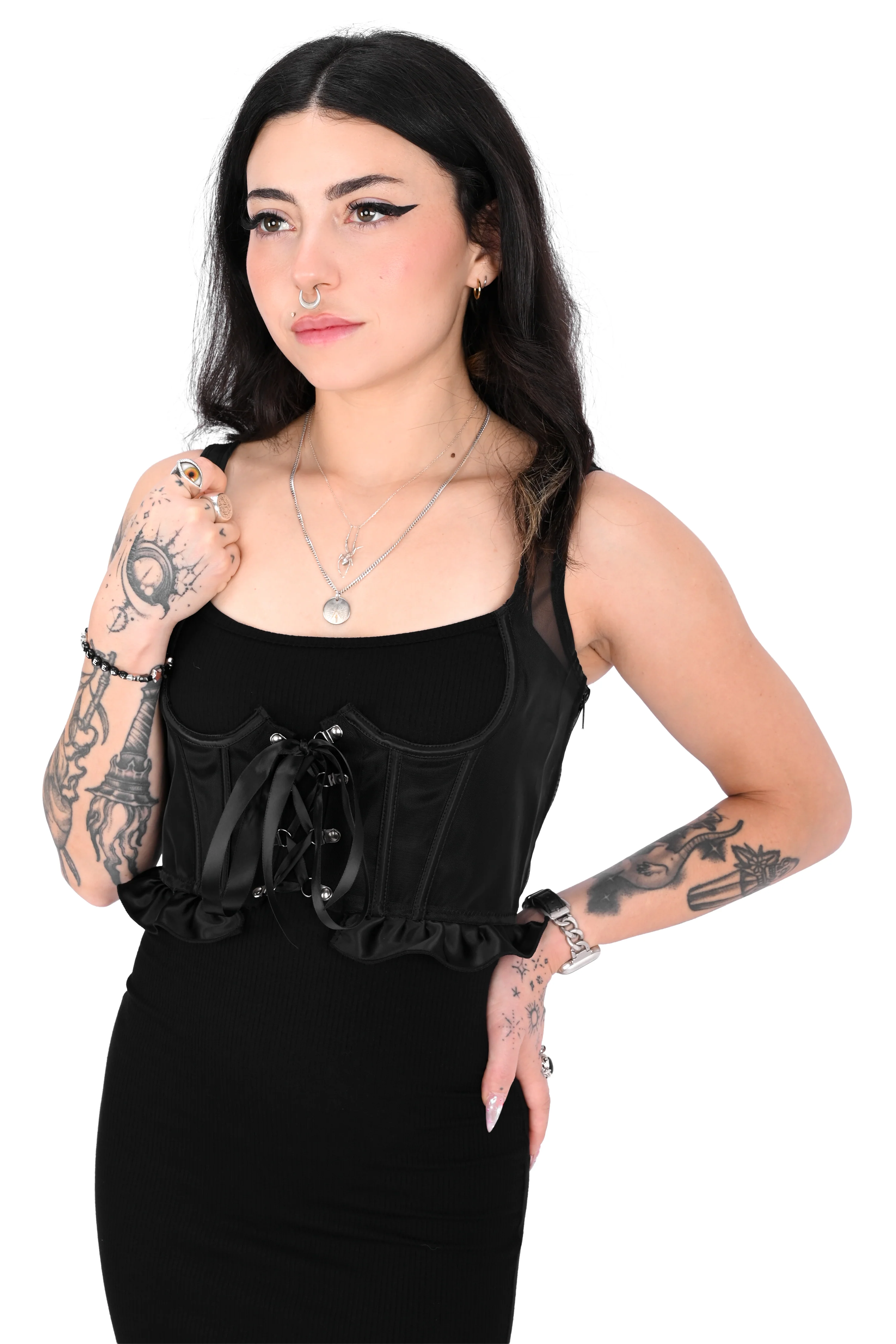 Mesh Underbust Corset - No Restock!